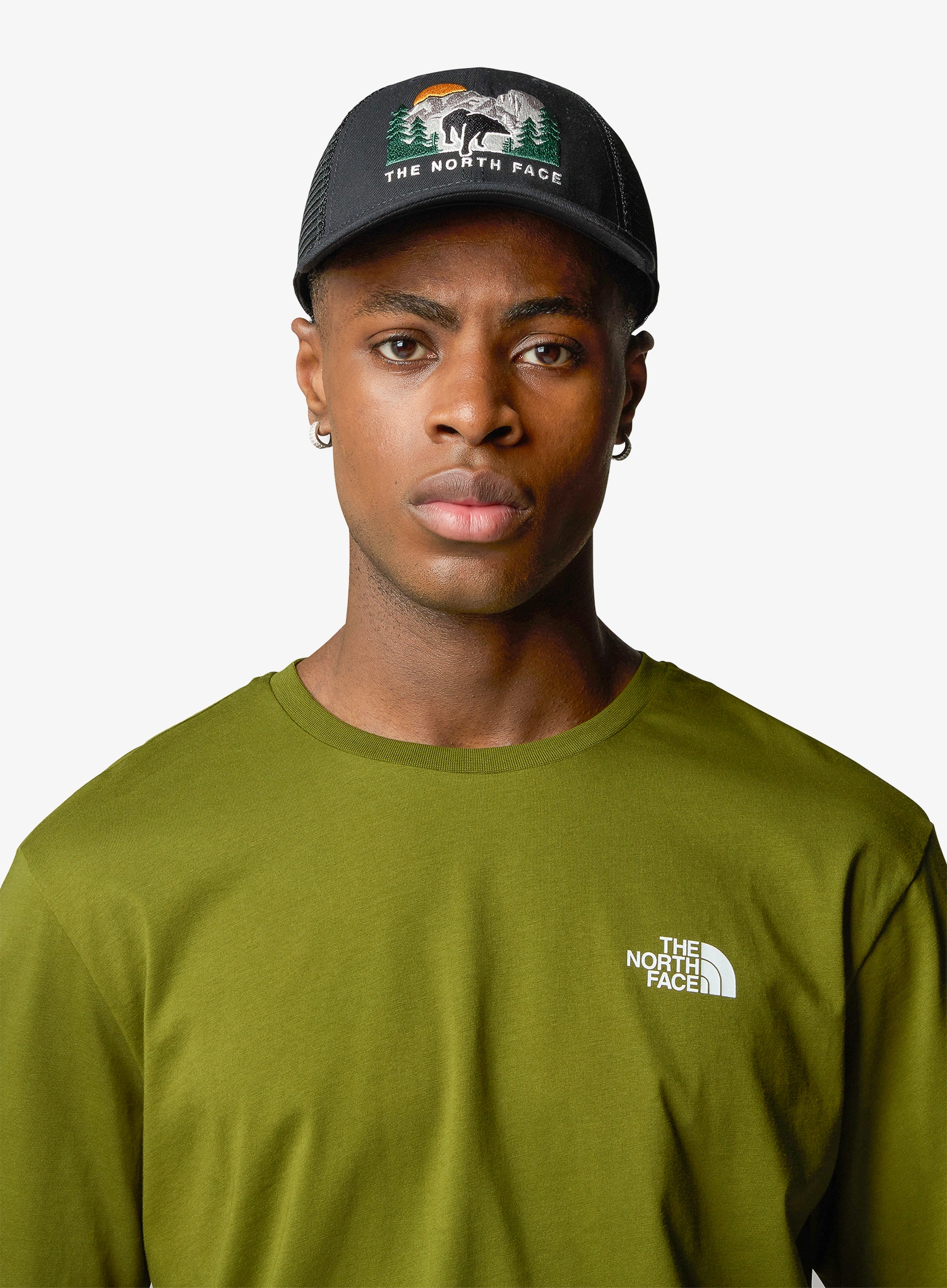 Kačket The North Face Embroidered Mudder Trucker - tnf black/tnf black
