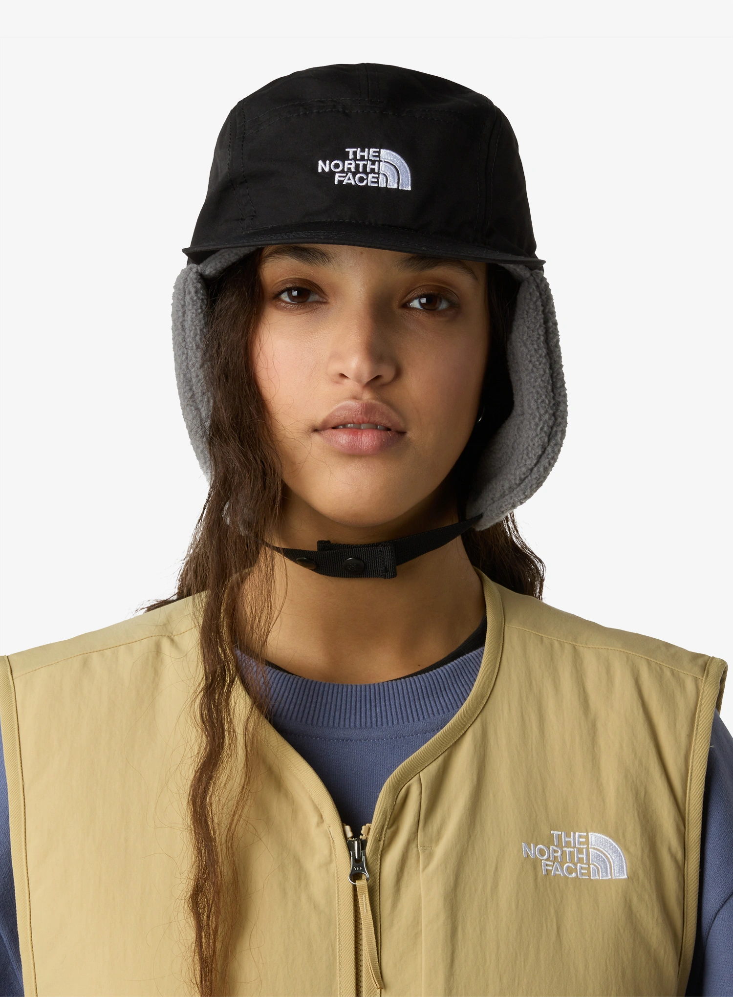 Kačket The North Face Yumiori Trapper - tnf black/smoked pearl
