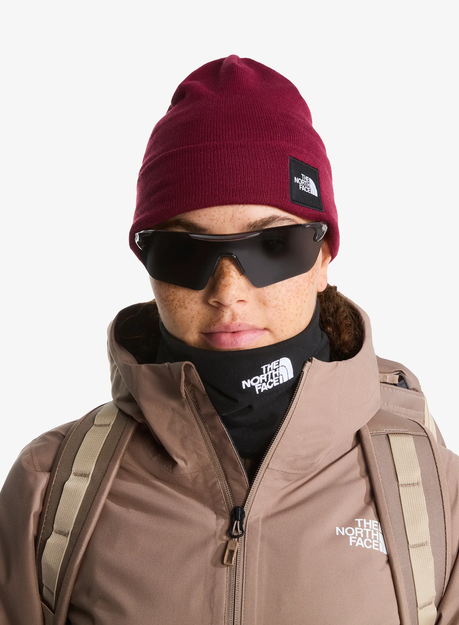 Zimska kapa The North Face Dock Worker Recycled Beanie - burgundy crush