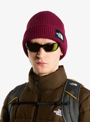 Zimska kapa The North Face Salty Lined Beanie - burgundy crush