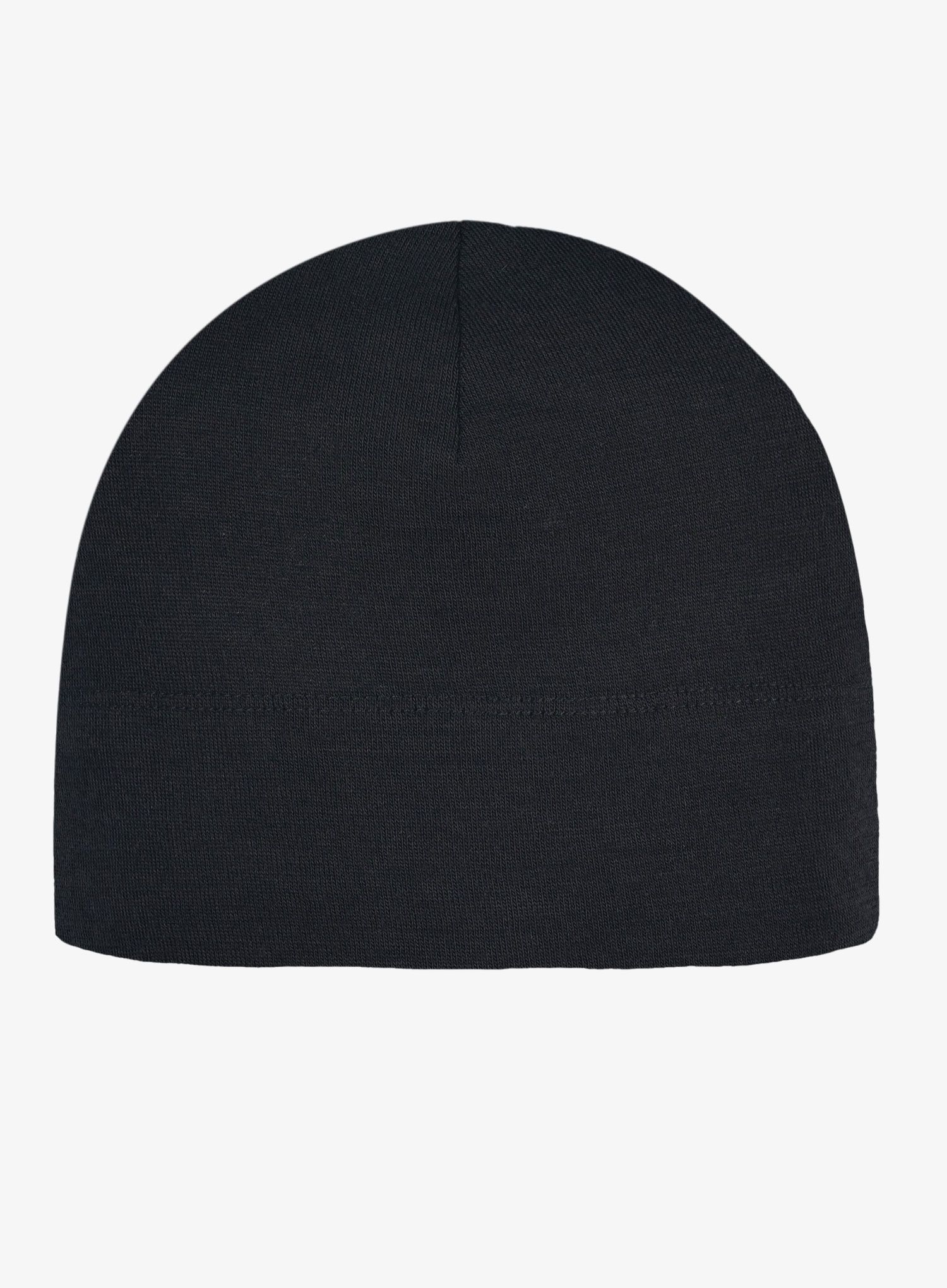 Kapa Buff Midweight Merino Wool Hat - solid black