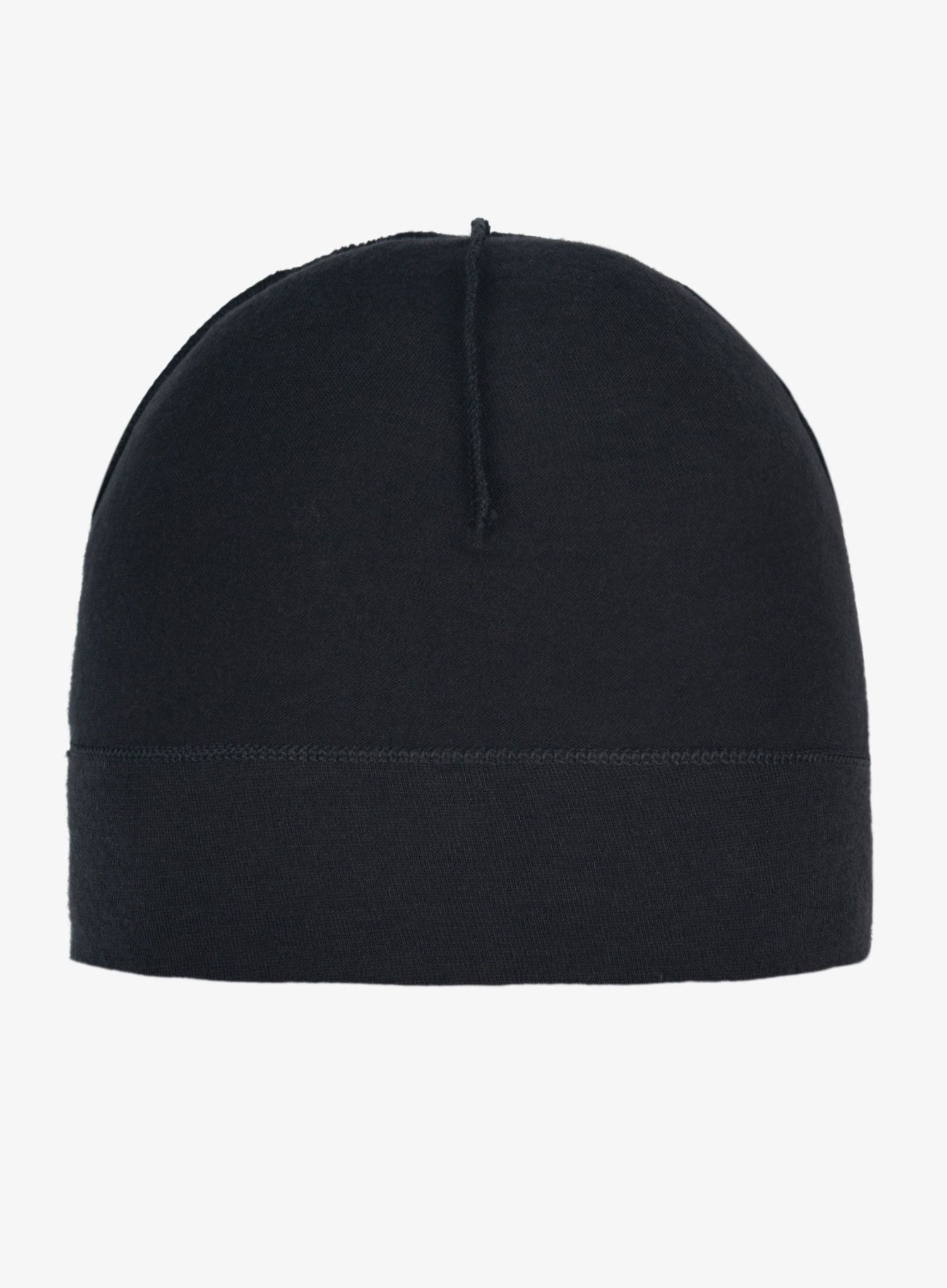 Kapa Buff Midweight Merino Wool Hat - solid black