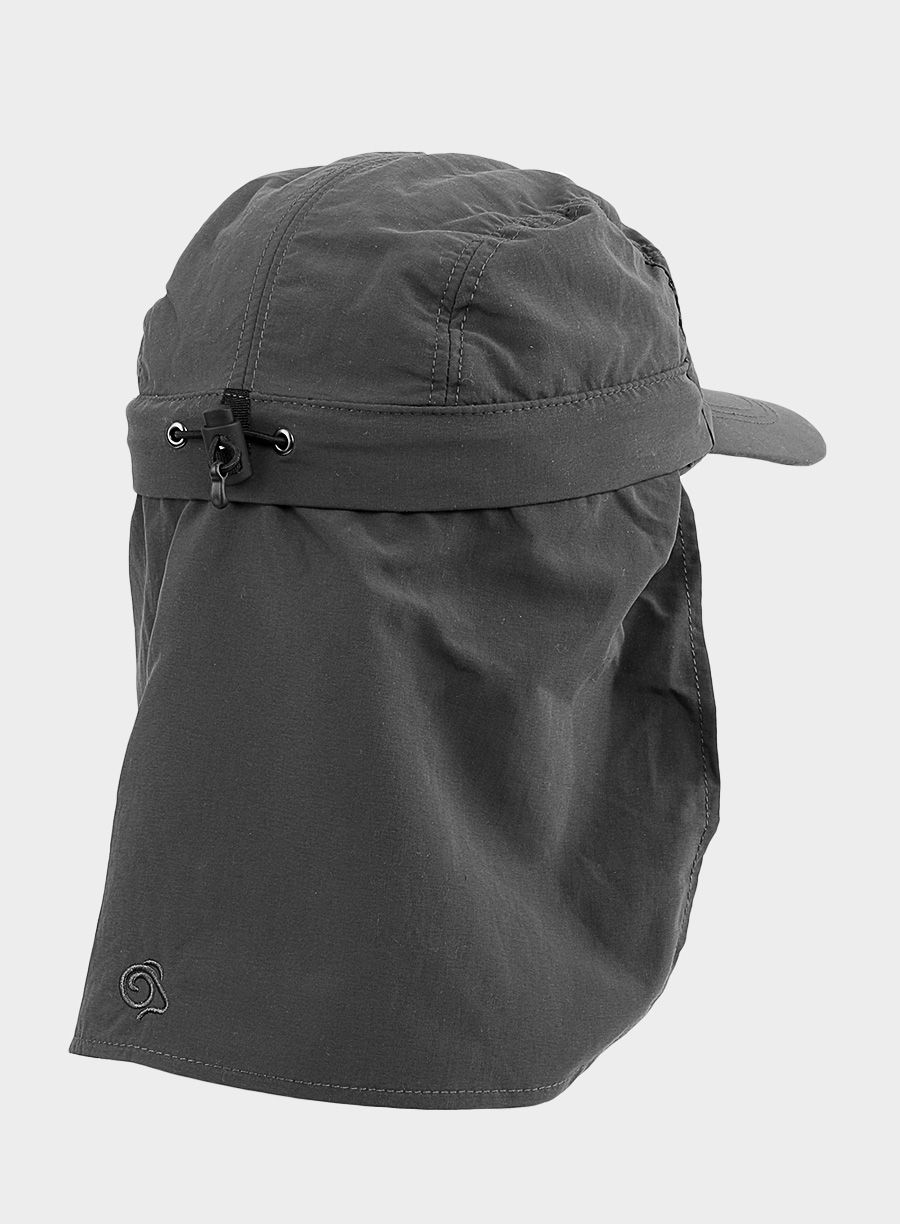 Kačket Craghoppers NosiLife Desert Hat II - black pepper