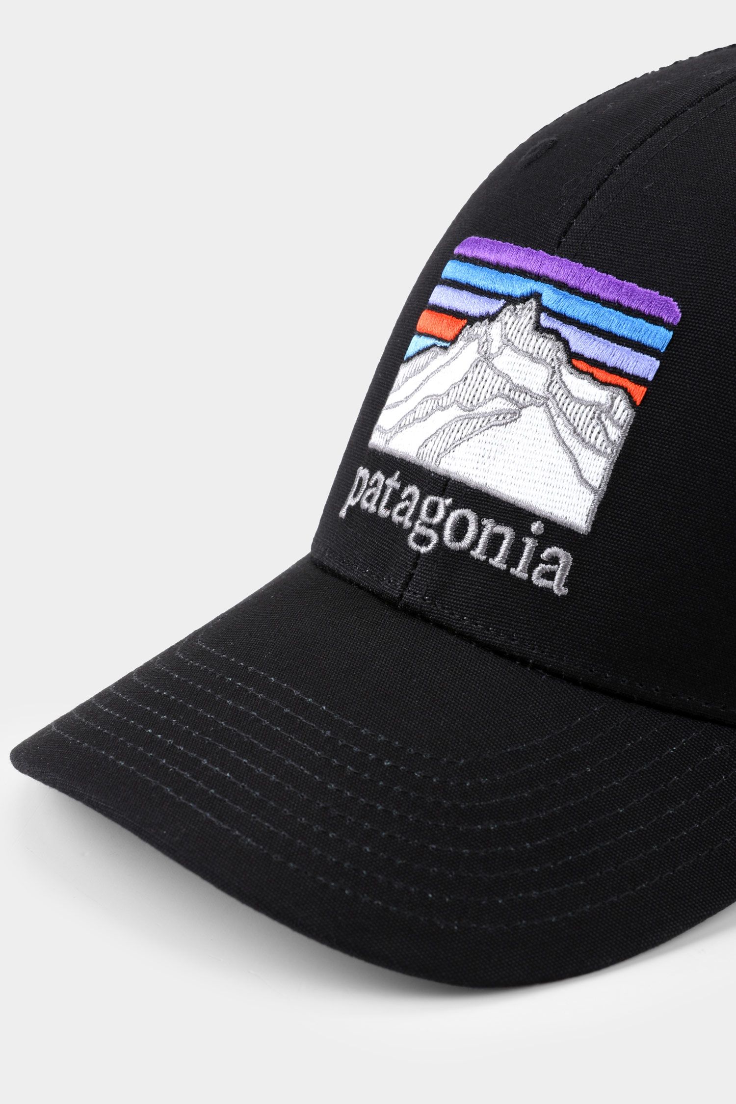 Kapa Patagonia Line Logo Ridge LoPro Trucker Hat - black