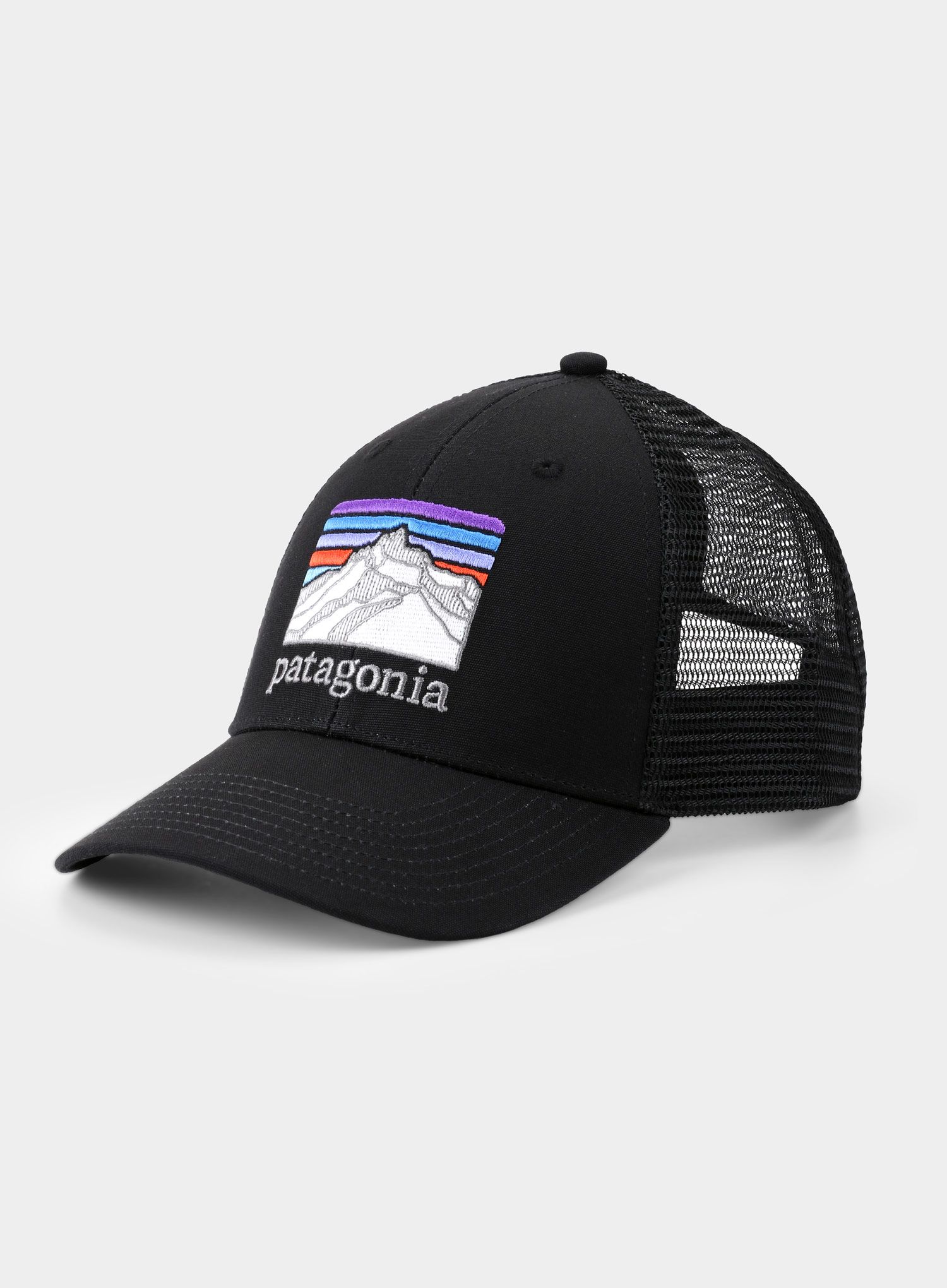 Kapa Patagonia Line Logo Ridge LoPro Trucker Hat - black