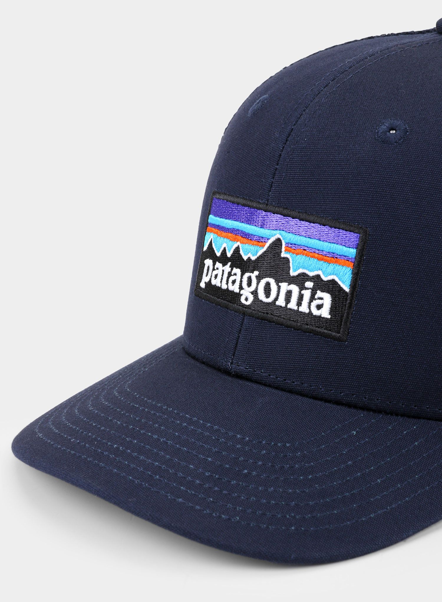 Kapa Patagonia P-6 Logo Trucker Hat - navy blue