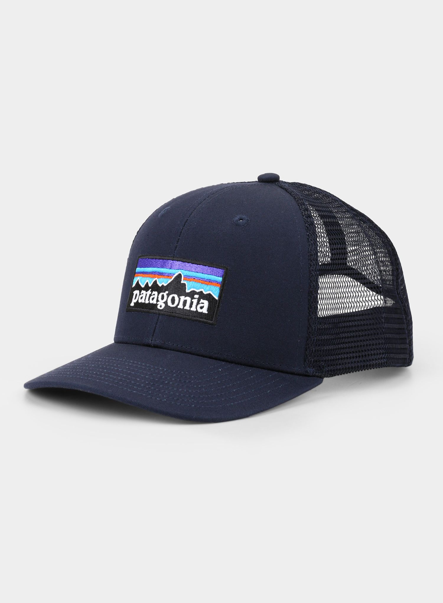 Kapa Patagonia P-6 Logo Trucker Hat - navy blue