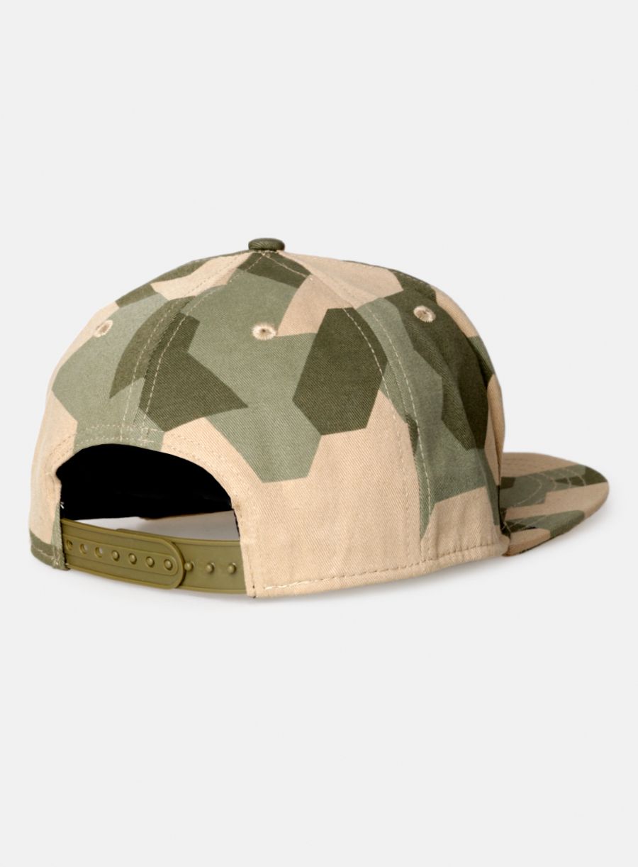 Kačket Salewa Puez Camou Flat Cap - capulet olive
