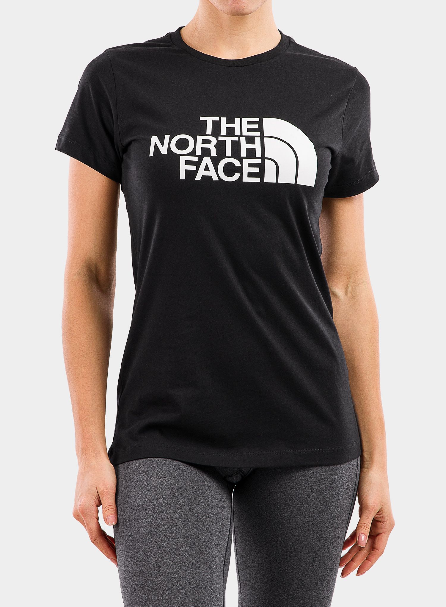 Ženska pamučna majica The North Face Easy Tee S/S - tnf black