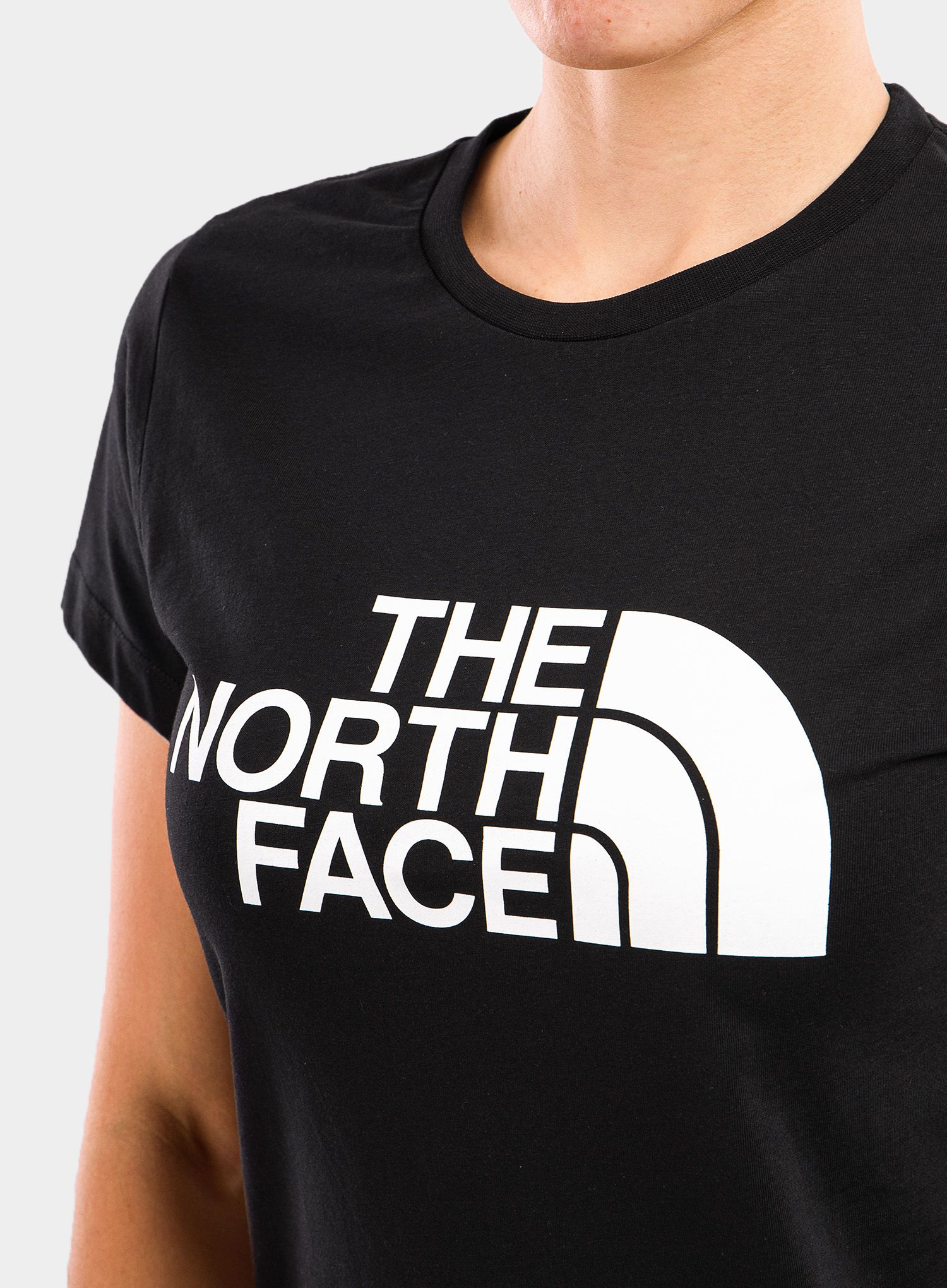 Ženska pamučna majica The North Face Easy Tee S/S - tnf black