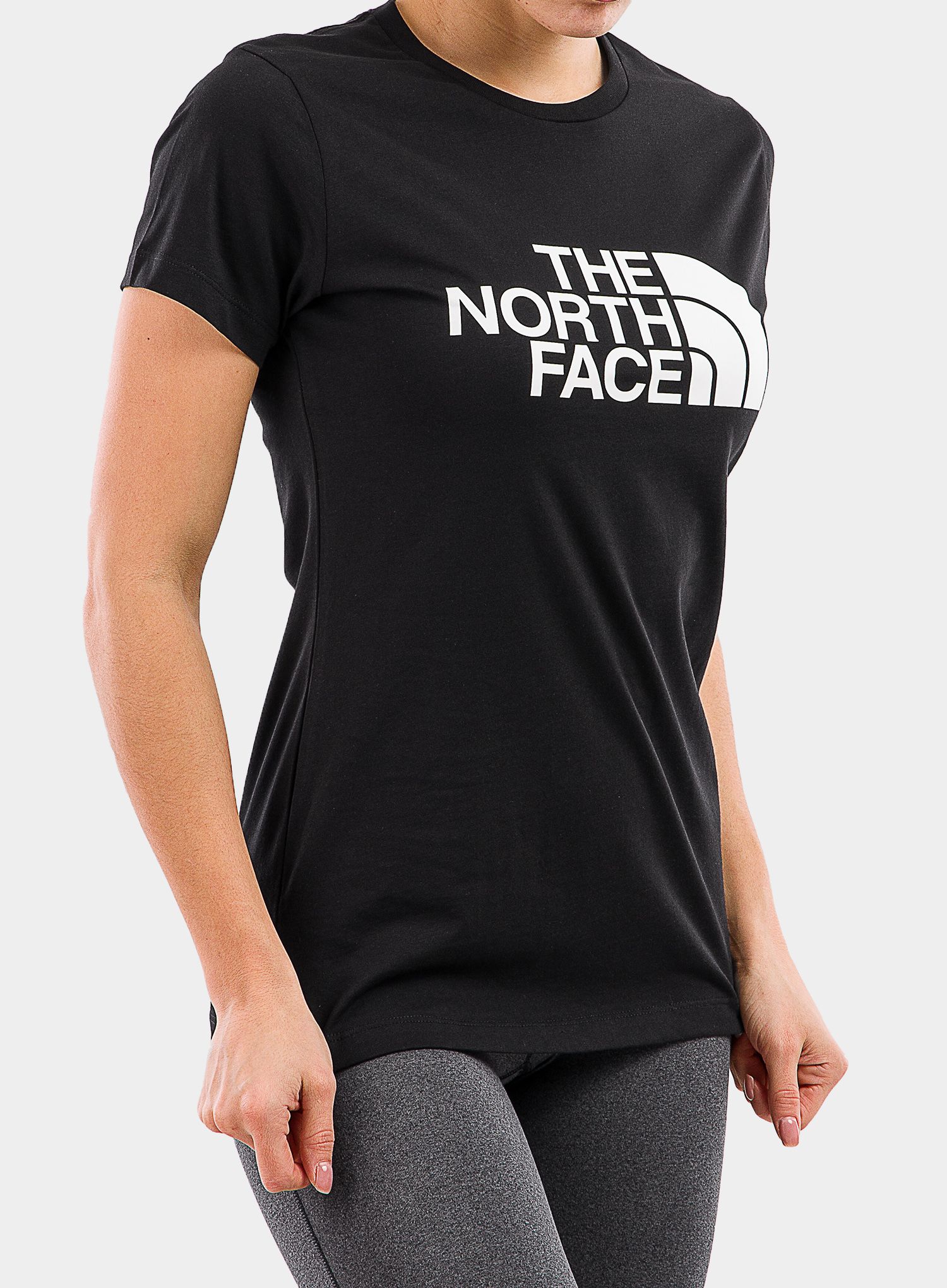 Ženska pamučna majica The North Face Easy Tee S/S - tnf black