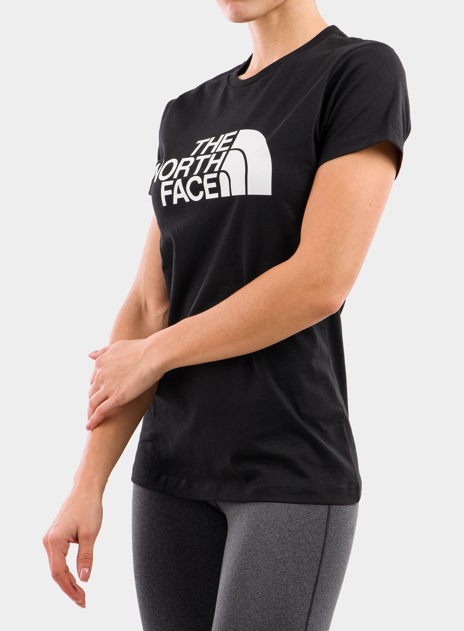Ženska pamučna majica The North Face Easy Tee S/S - tnf black
