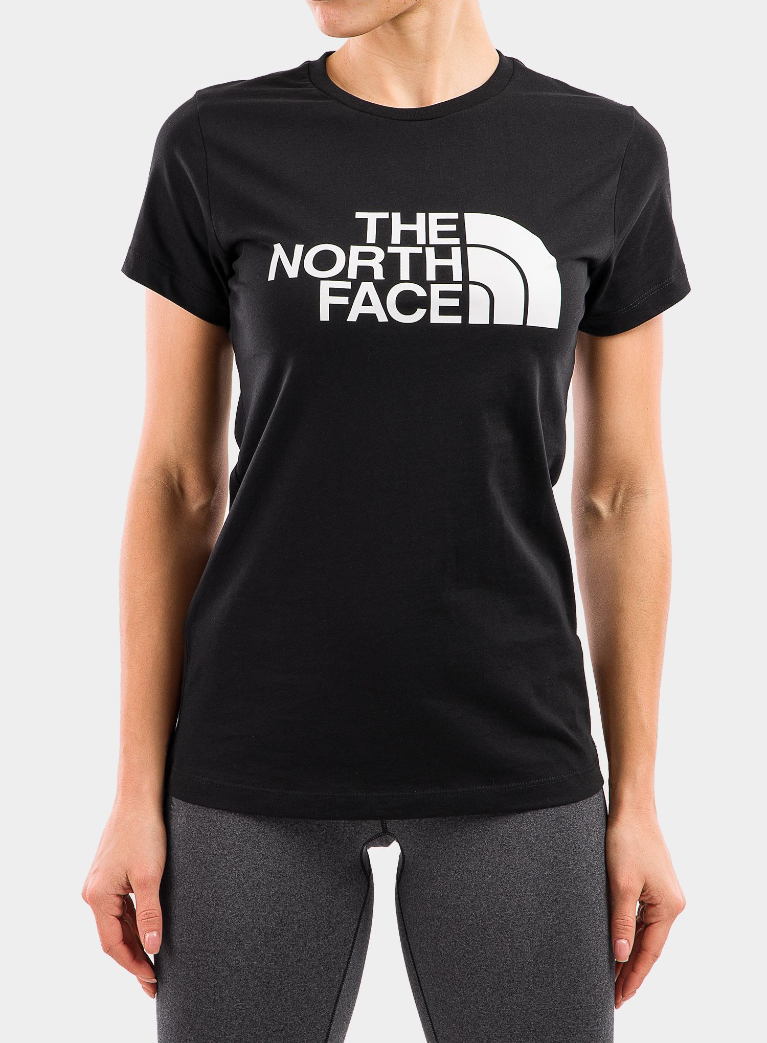 Ženska pamučna majica The North Face Easy Tee S/S - tnf black