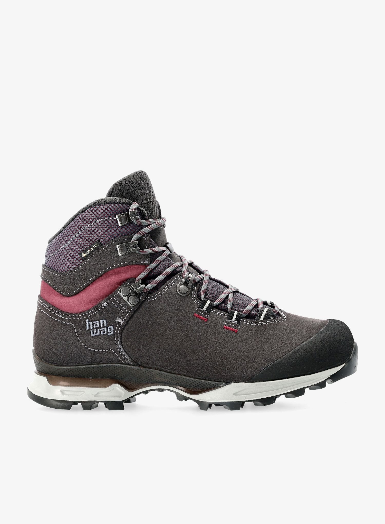 Ženske cipele Hanwag Tatra Light Bunion GTX - asphalt/dark garnet