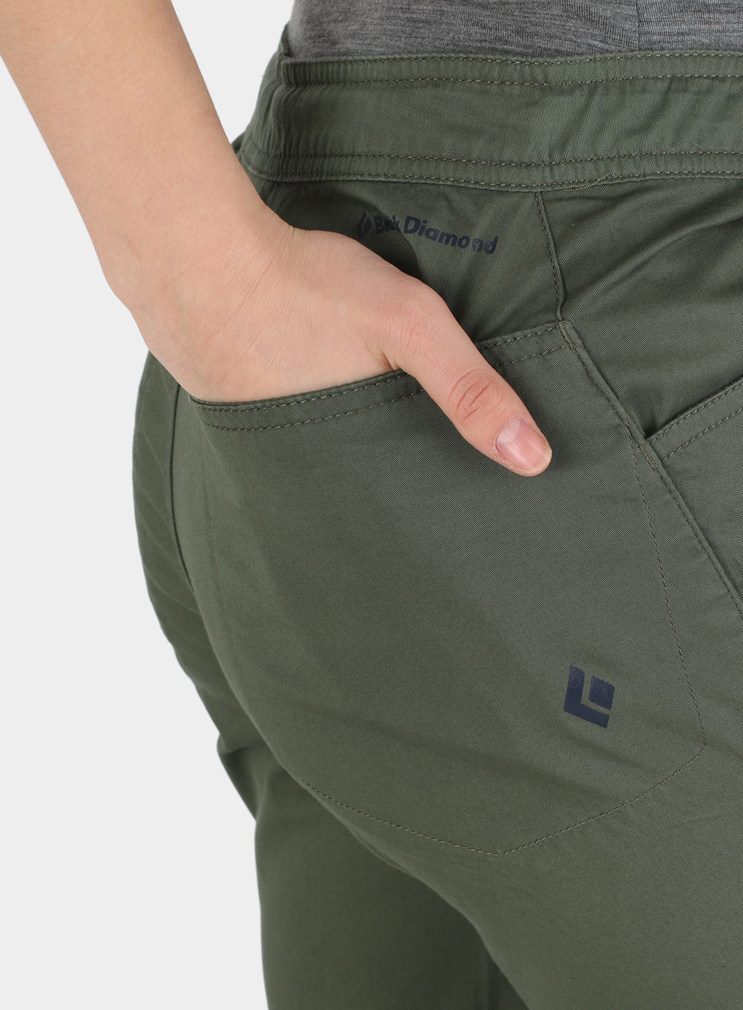 Ženske hlače Black Diamond Credo Pants - tundra