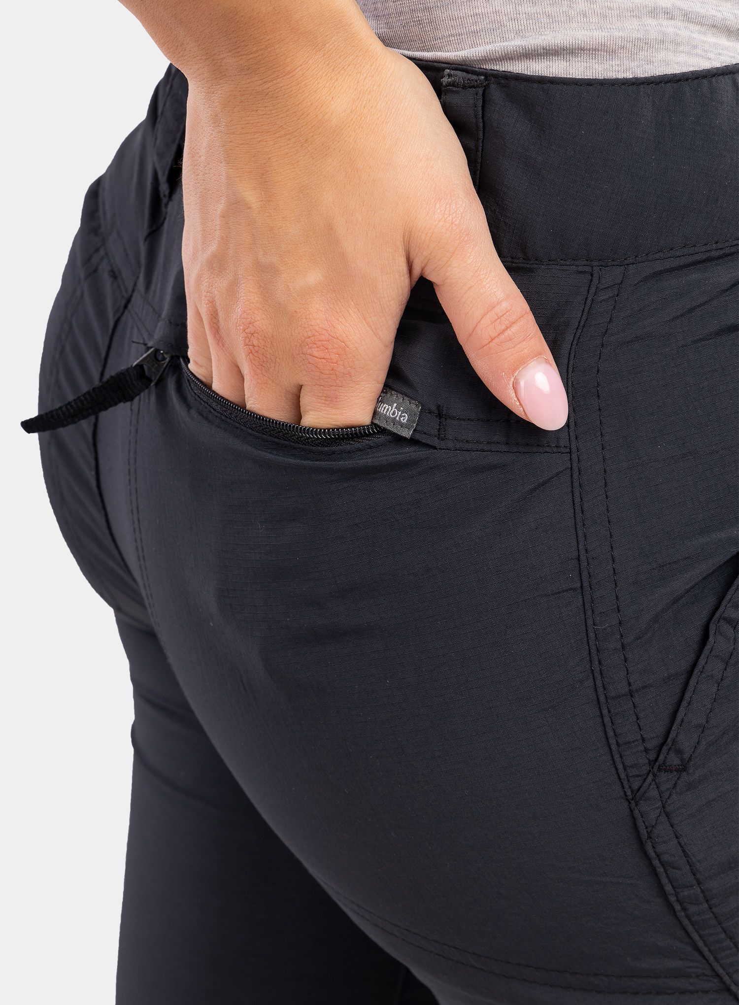 Ženske hlače Columbia Silver Ridge 2.0 Convertible Pant - black