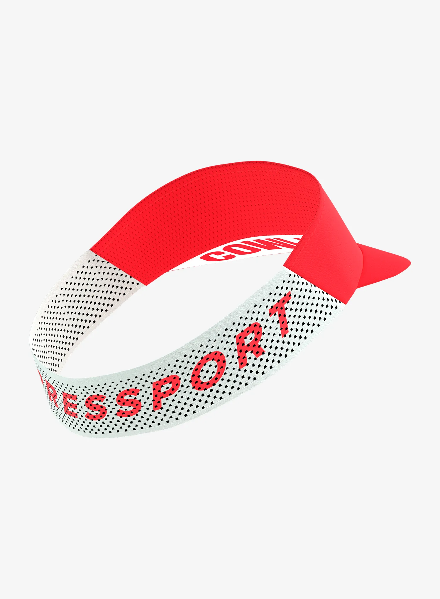 Vizir za trčanje Compressport Pro Racing Visor - fluo red