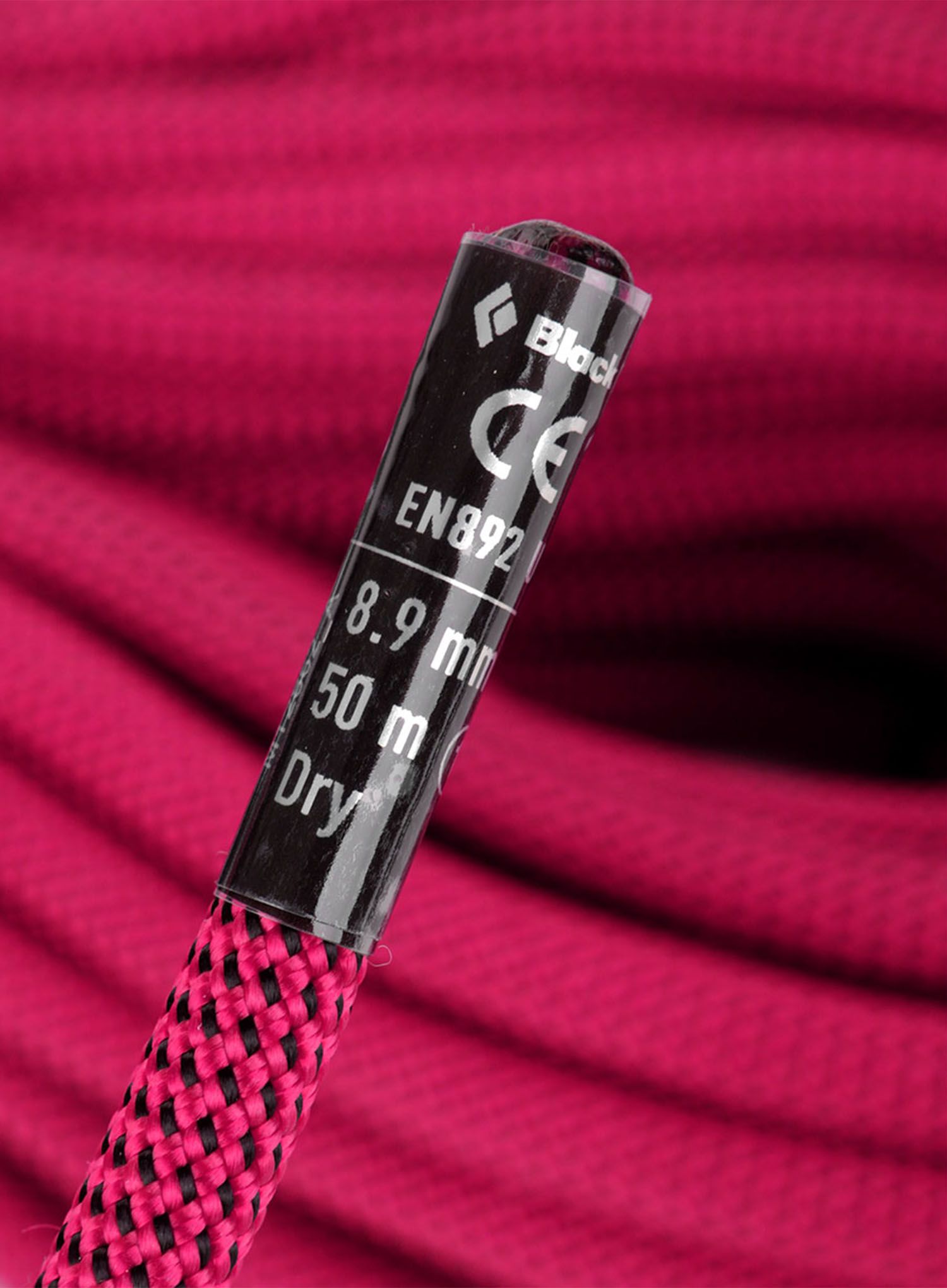Uže za penjanje Black Diamond 8.9 Dry Climbing Rope 50 m - ultra pink