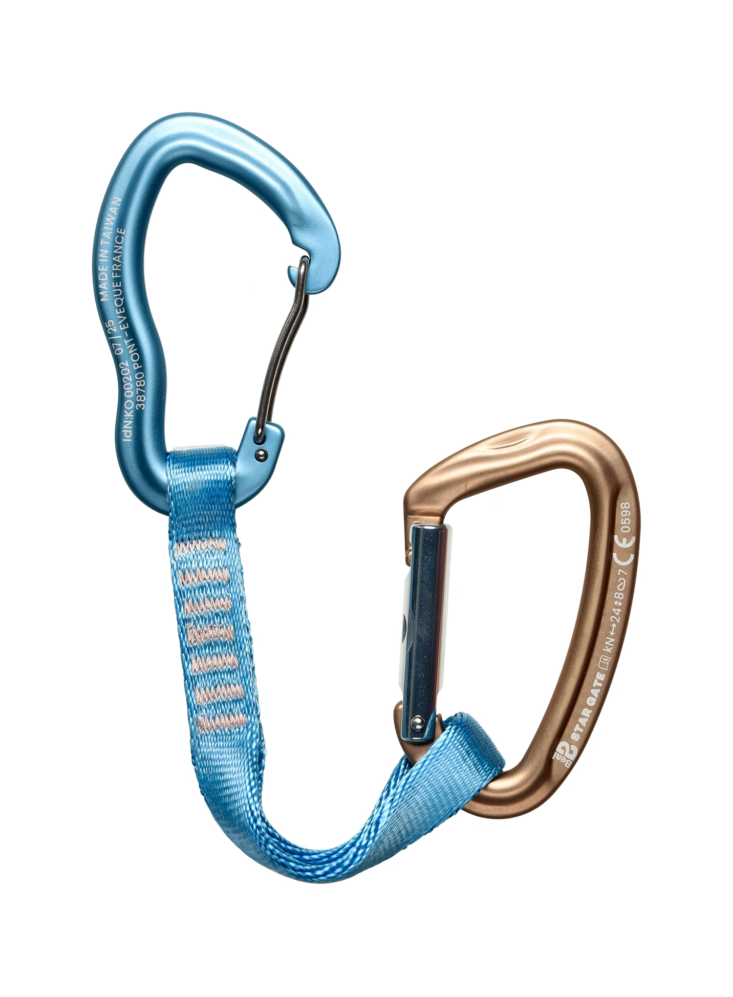Penjački komplet Beal Zest 17 cm  - blue