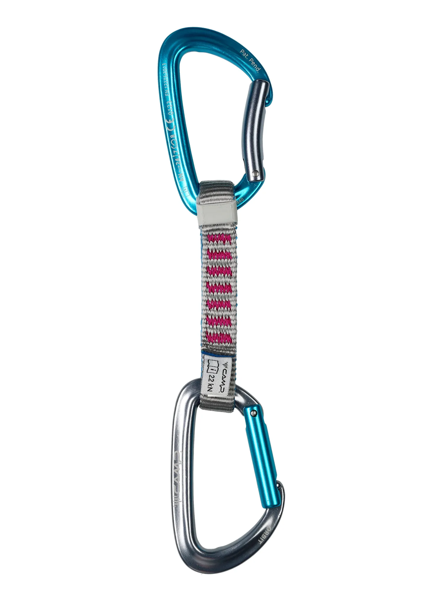 Penjački komplet Camp Orbit Express KS 12 cm - grey/blue/fuchsia