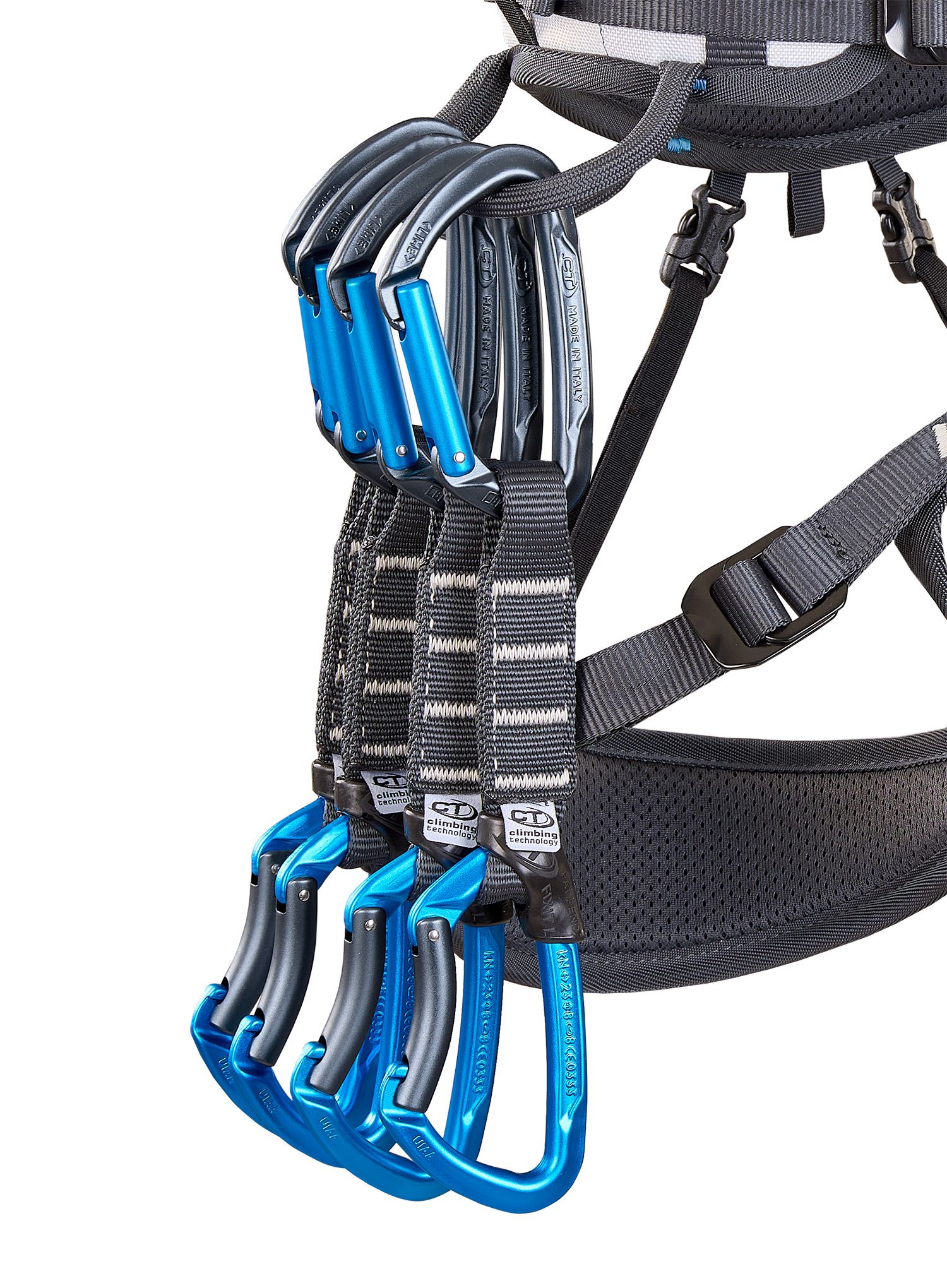 Penjački komplet Climbing Technology/SKYLOTEC Lime B Set Pro NY 12 cm - anthracite/blue