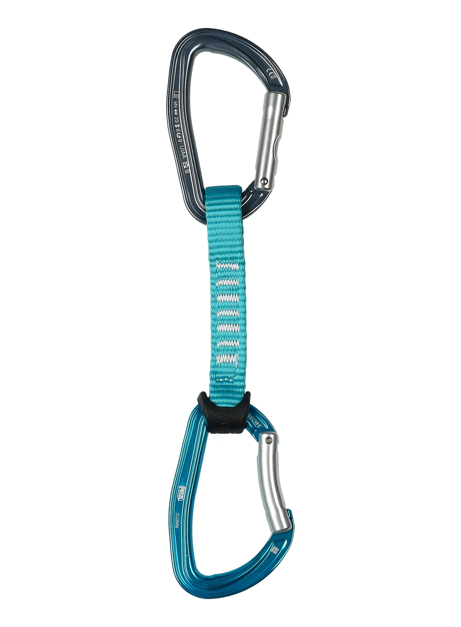 Penjački komplet Petzl Djinn Acess 12 cm - turquoise