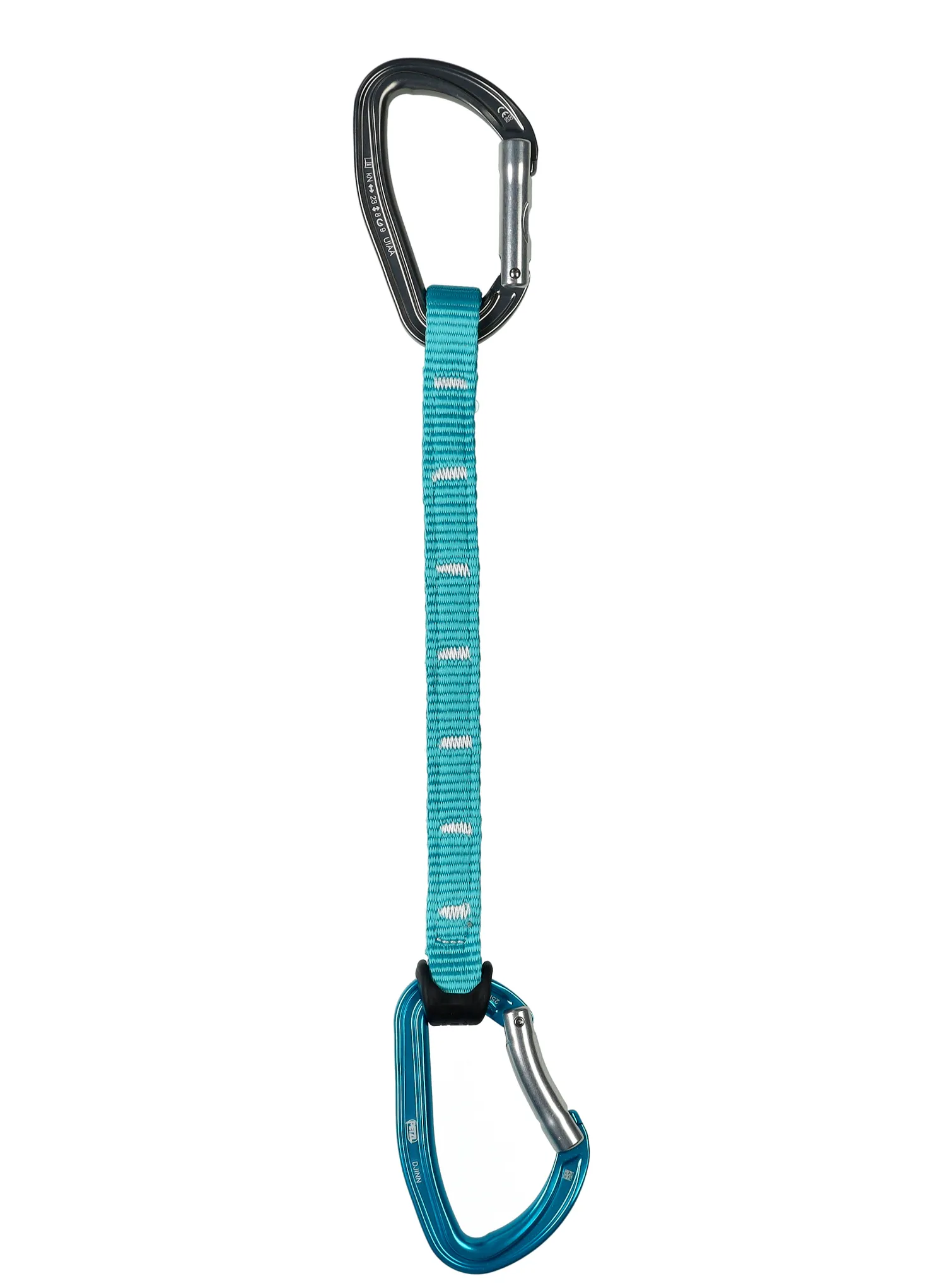 Penjački komplet Petzl Djinn Acess 25 cm - turquoise