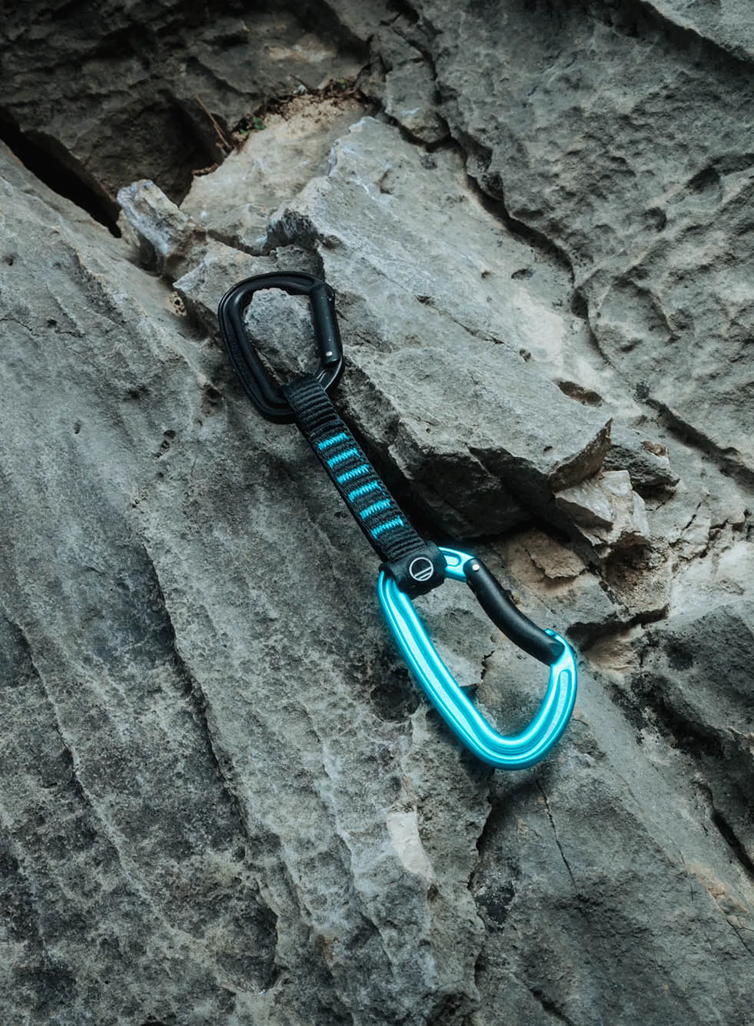Penjački komplet Wild Country Wildsport Quickdraw 12 cm - black/turquoise