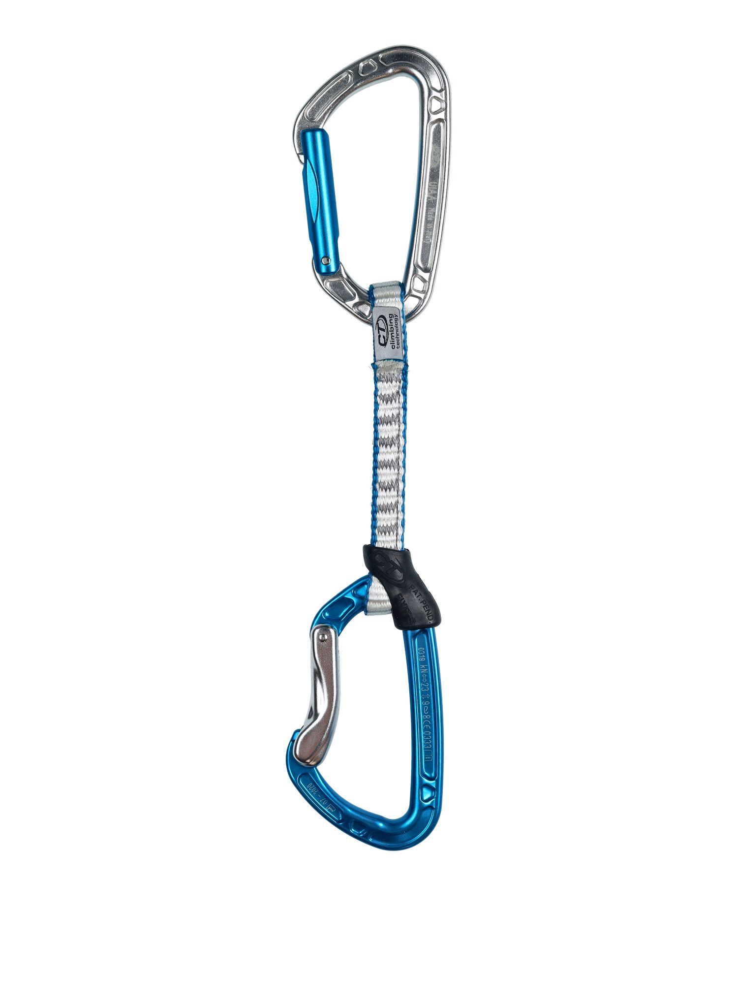 Penjački komplet Climbing Technology Aerial PRO Set DY 12cm - silver/ light blue