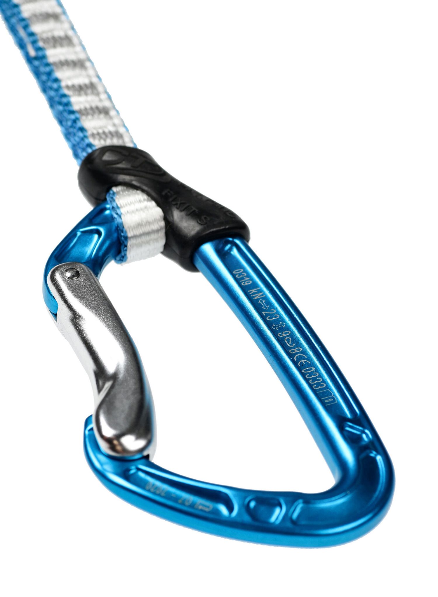 Penjački komplet Climbing Technology Aerial PRO Set DY 12cm - silver/ light blue