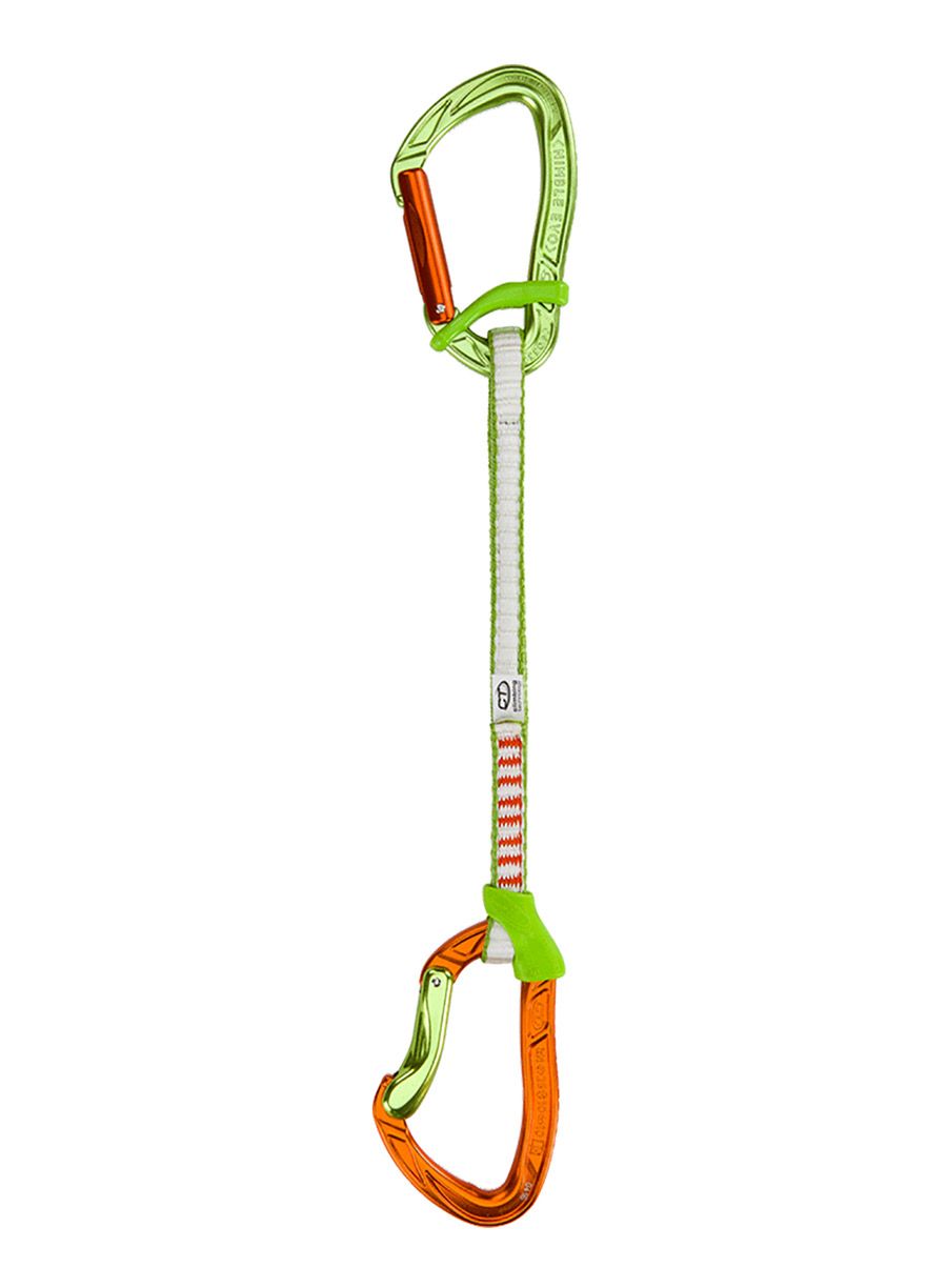 Penjački komplet Climbing Technology Nimble Fixbar Set DY 22 cm - green/orange