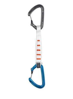 Penjački komplet Petzl Ange Finesse 17cm - grey/blue