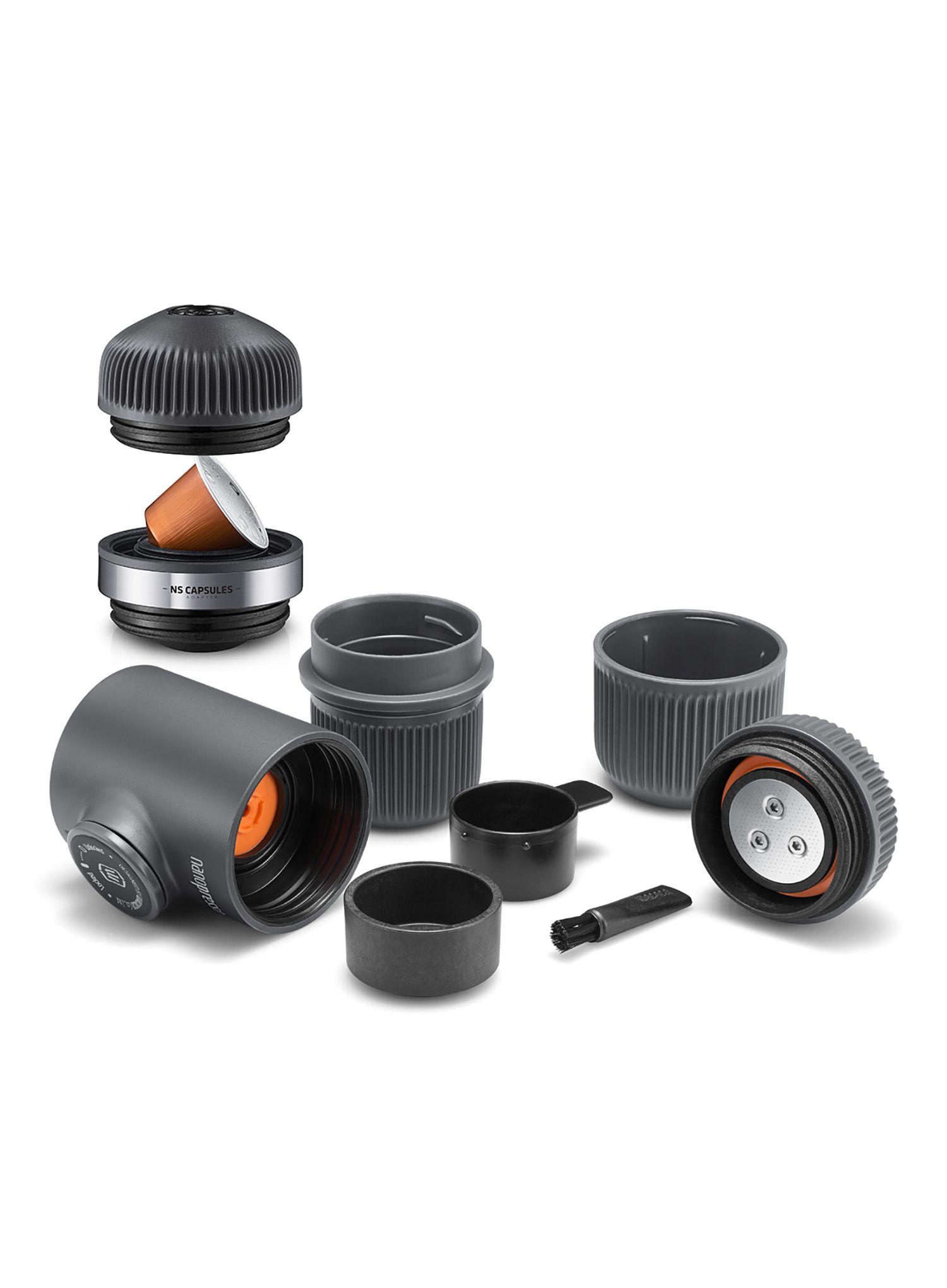 Aparat za kavu Wacaco Nanopresso + adapter - grey