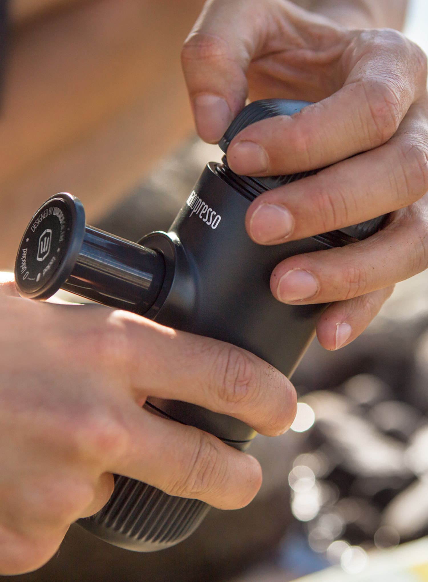 Aparat za kavu Wacaco Nanopresso Elements + etui - grey