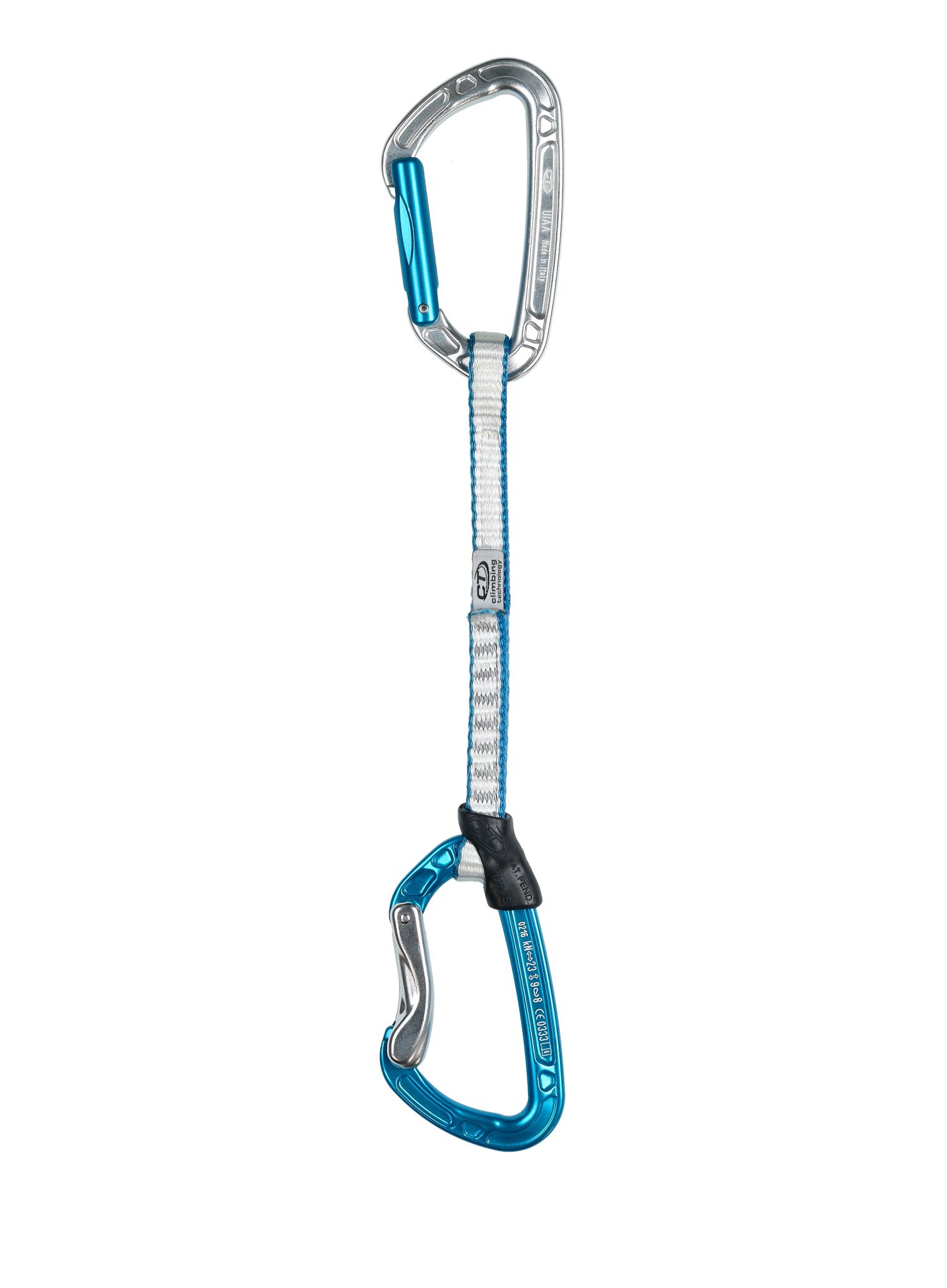 Penjački komplet Climbing Technology Aerial PRO Set DY Set 17cm - silver/light blue