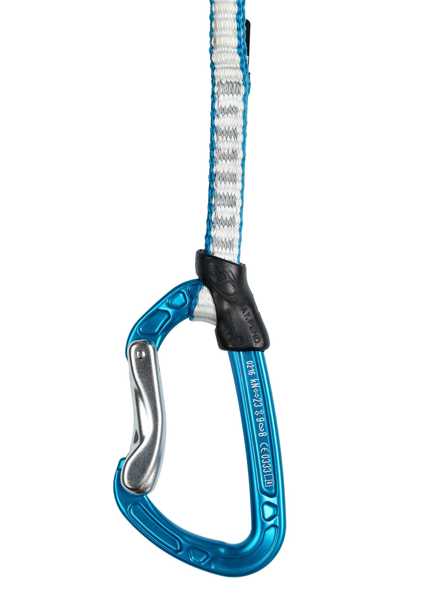 Penjački komplet Climbing Technology Aerial Pro DY Set 22cm - silver/light blue