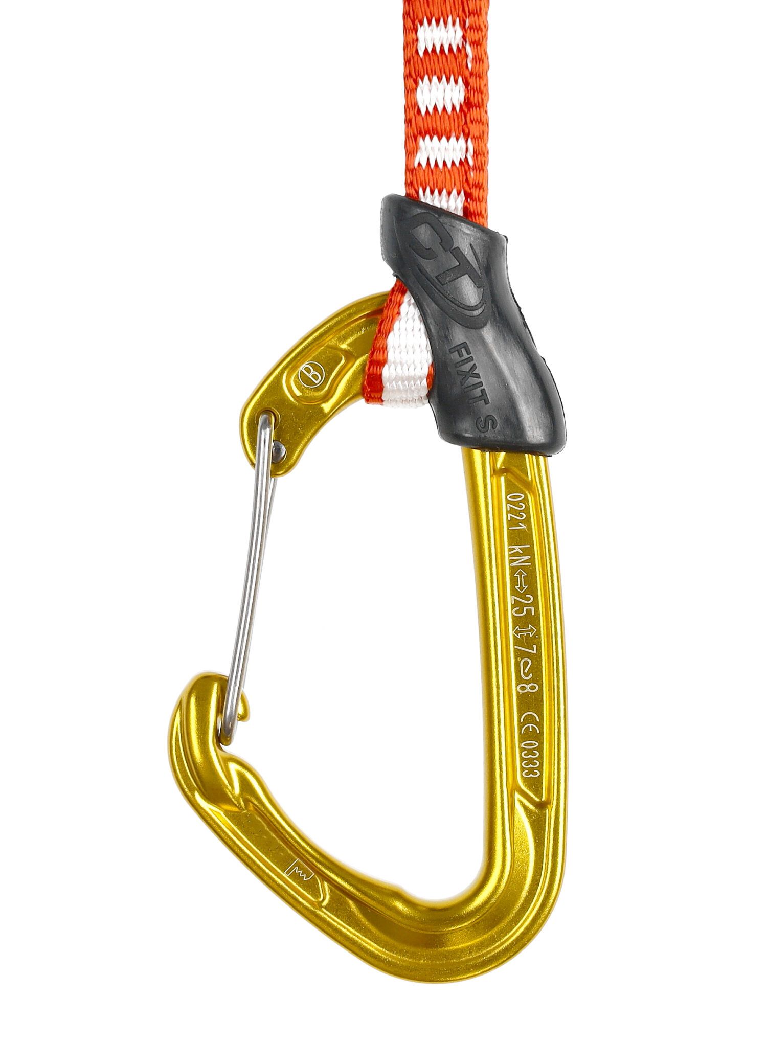 Penjački komplet Climbing Technology Fly-Weight EVO LONG Set 55 cm - red/gold