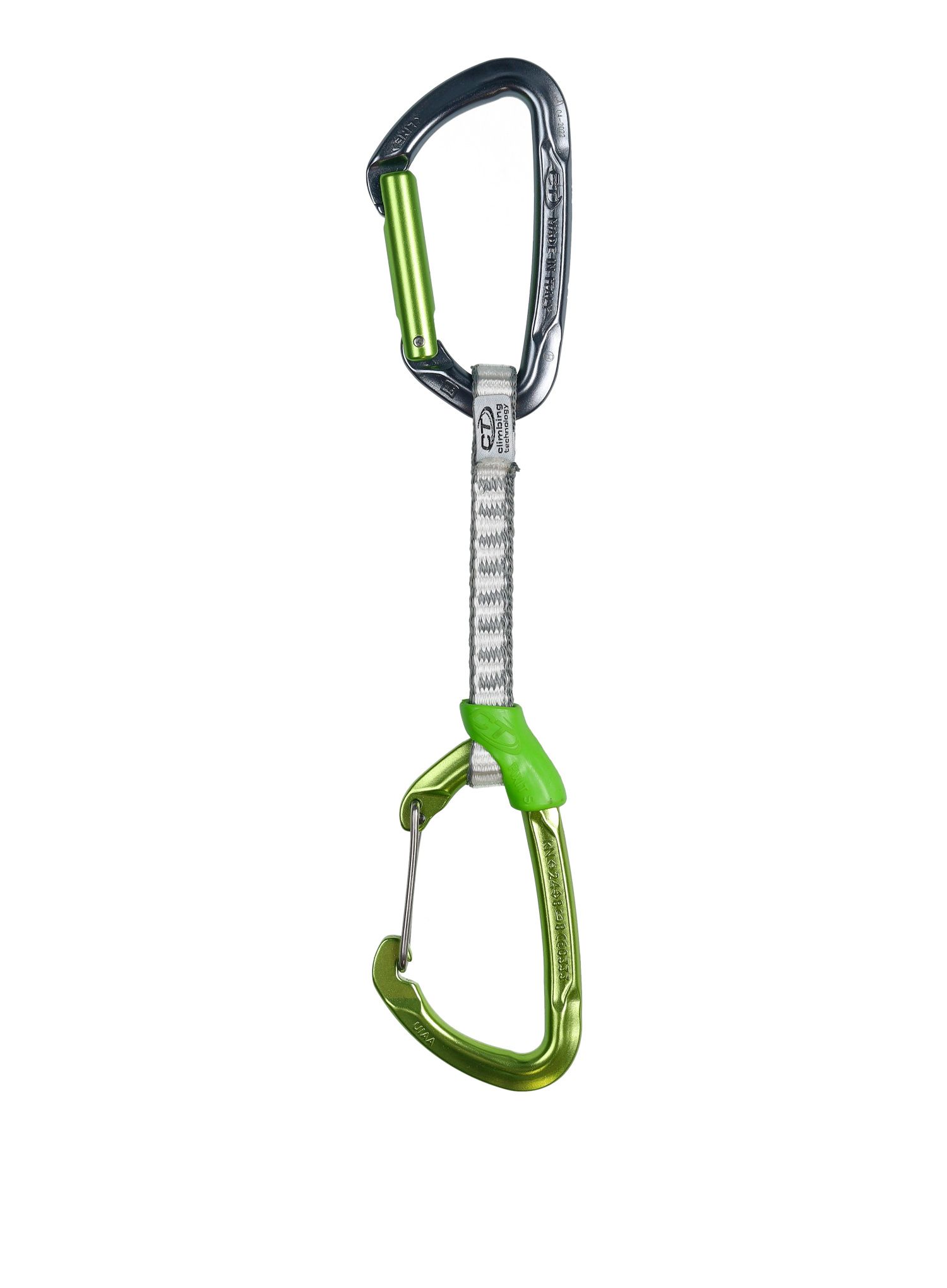 Penjački komplet Climbing Technology Lime Set M-DY 12 cm - grey/green
