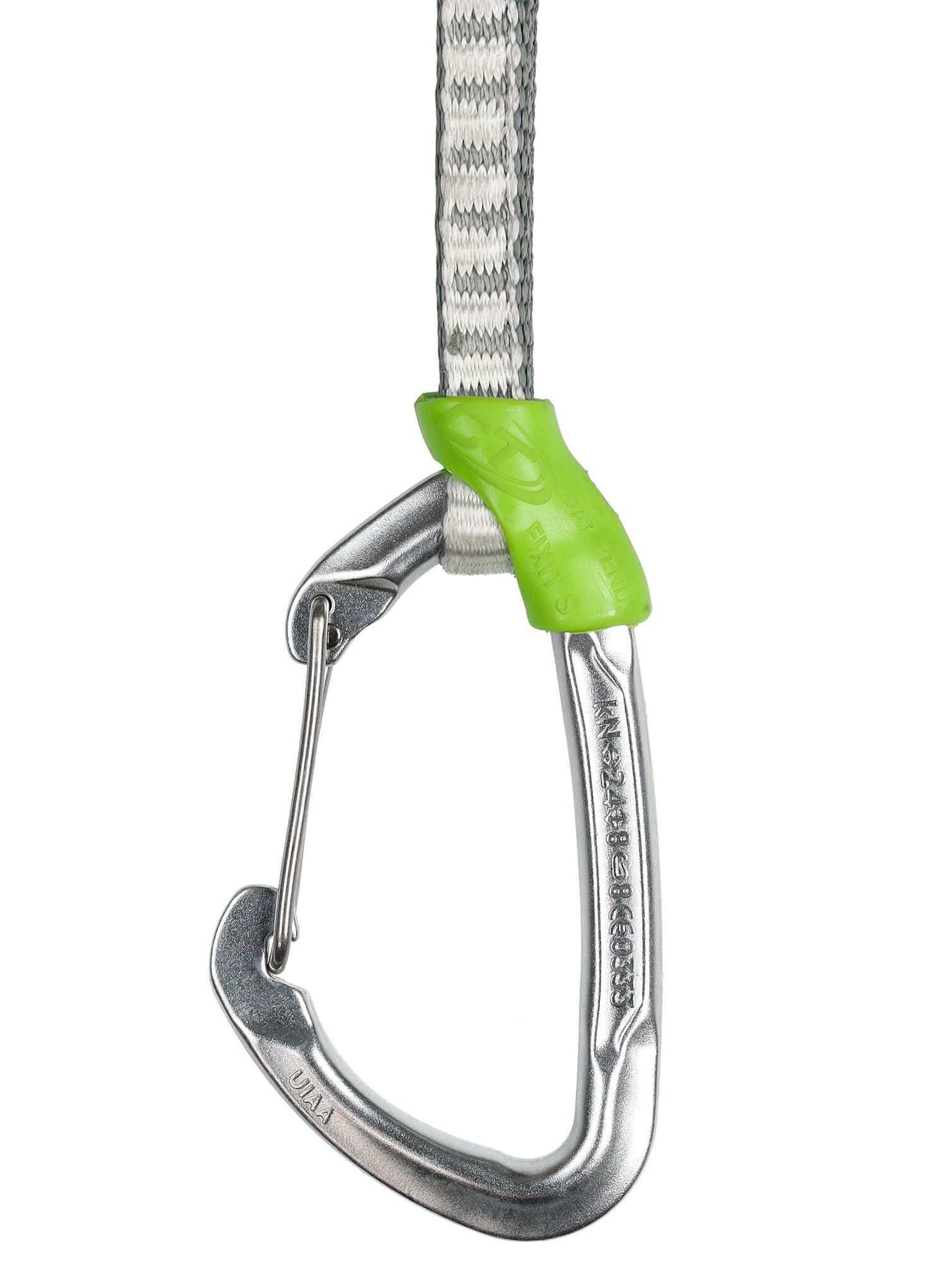Penjački komplet Climbing Technology Lime Set M-DY 12 cm - silver
