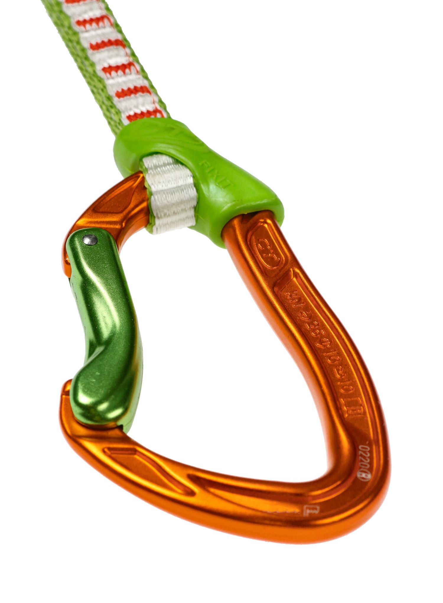 Penjački komplet Climbing Technology Nimble Fixbar Set DY 12 cm - green/orange