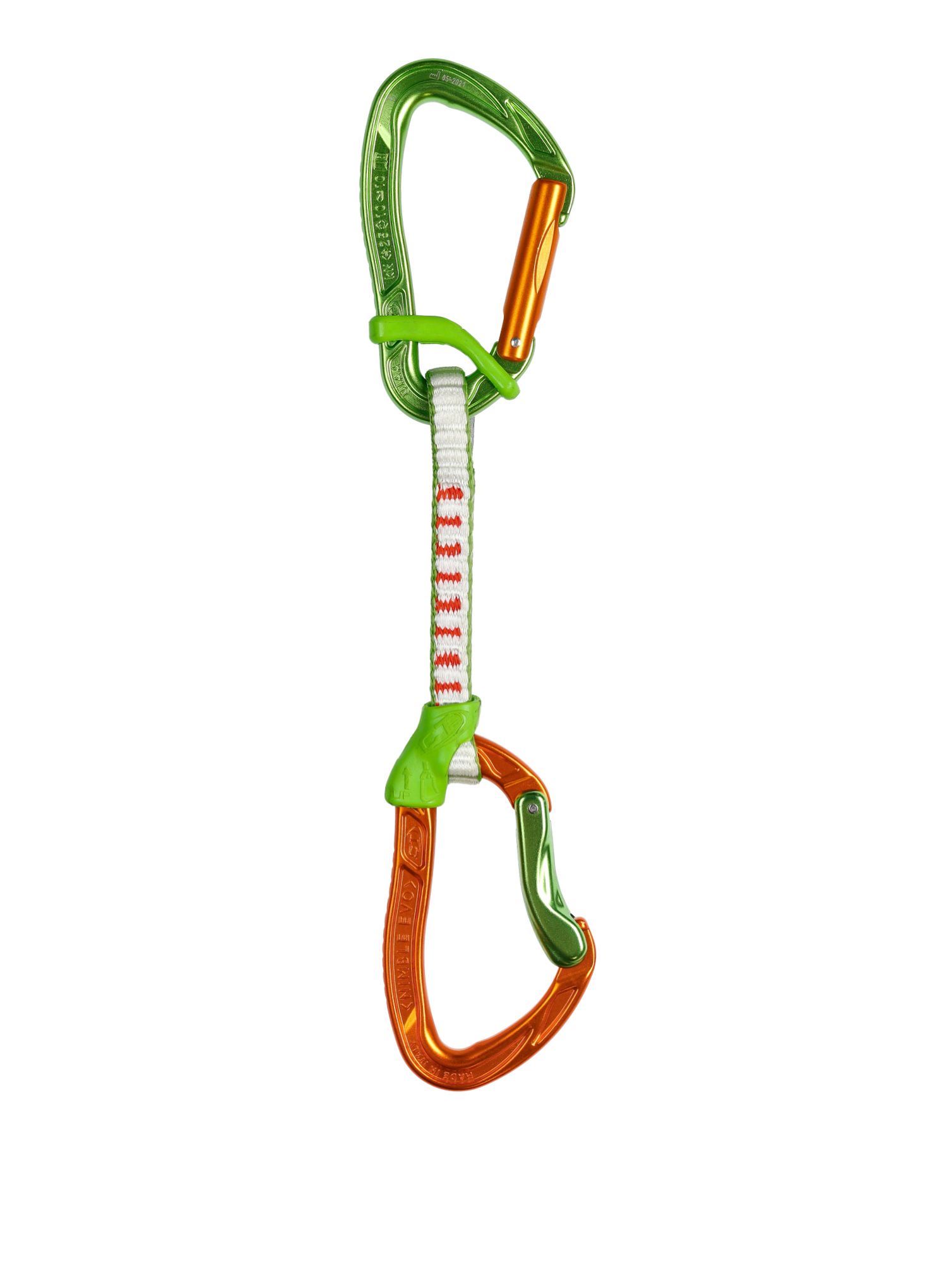 Penjački komplet Climbing Technology Nimble Fixbar Set DY 12 cm - green/orange