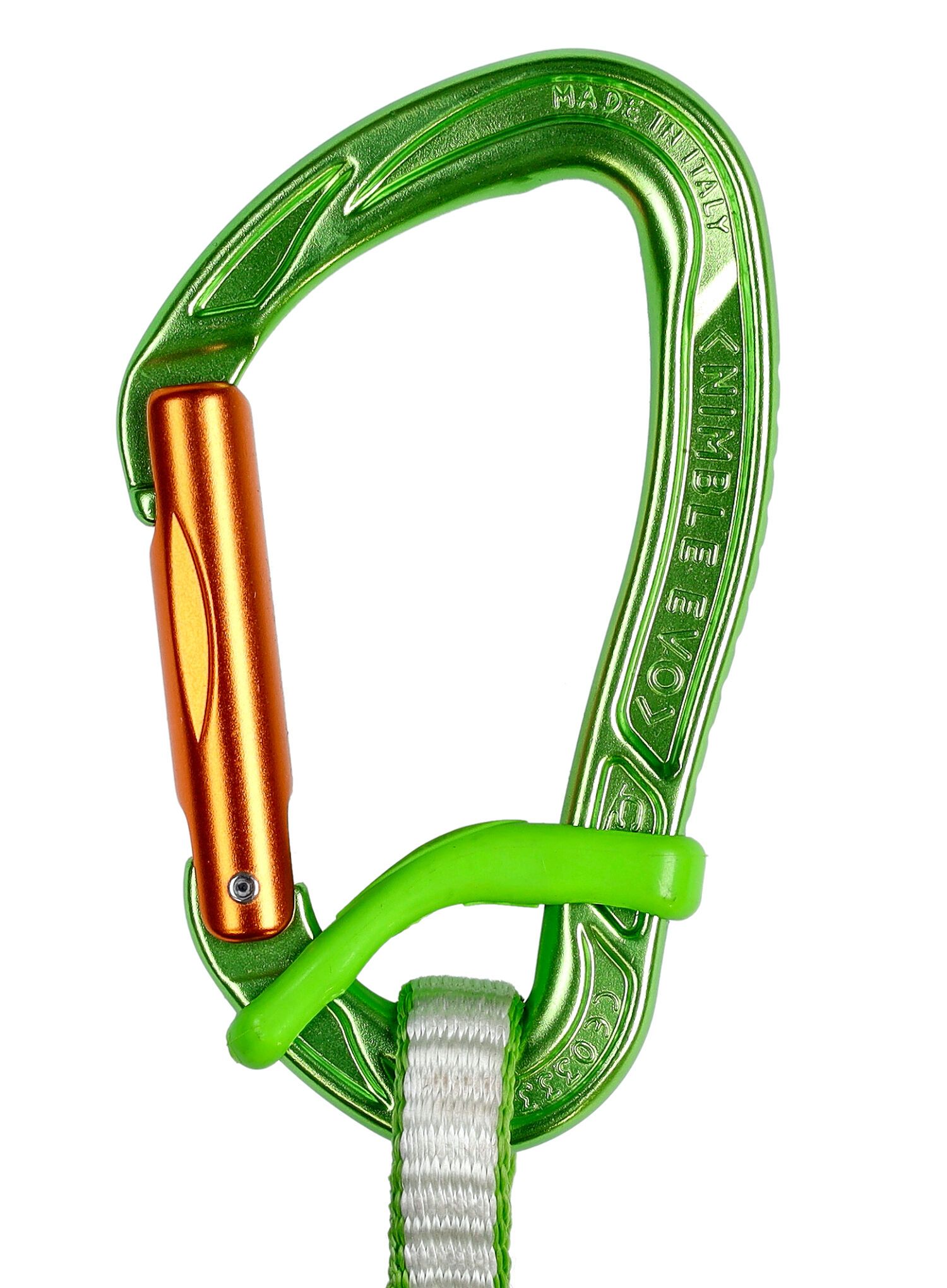 Penjački komplet Climbing Technology Nimble Fixbar Set DY 17 cm - green/orange