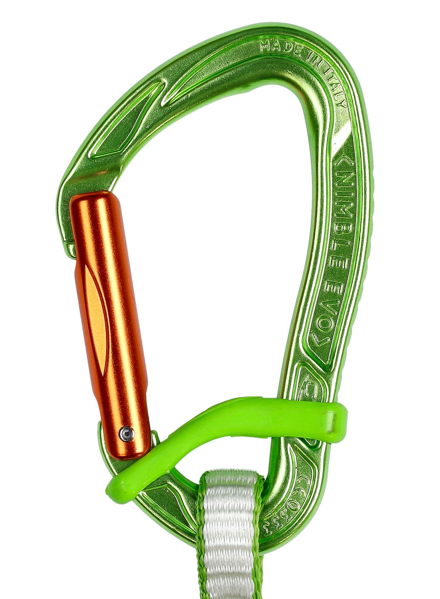 Penjački komplet Climbing Technology Nimble Fixbar Set DY 22 cm - green/orange