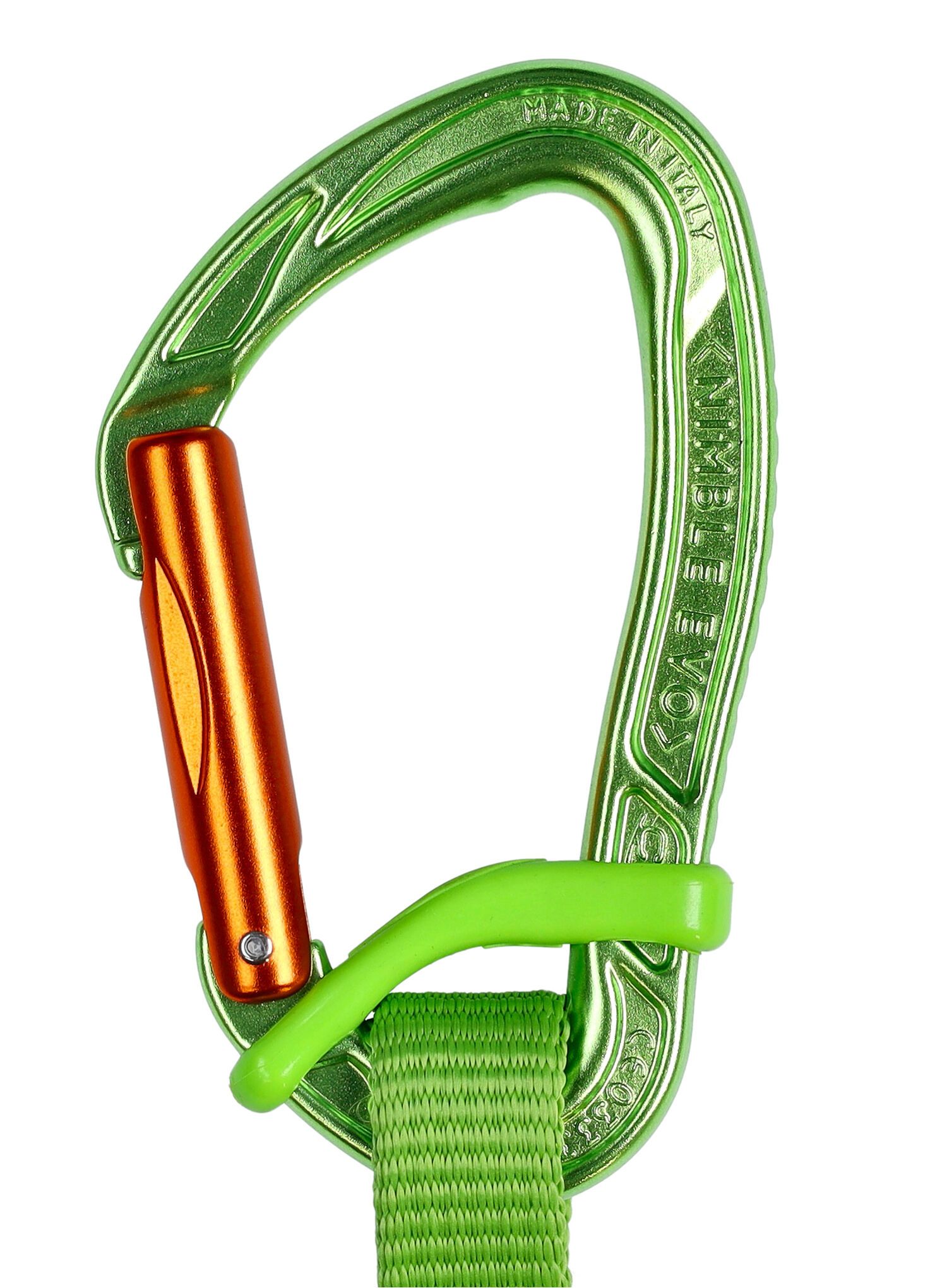 Penjački komplet Climbing Technology Nimble Fixbar Set 22 cm - green/orange