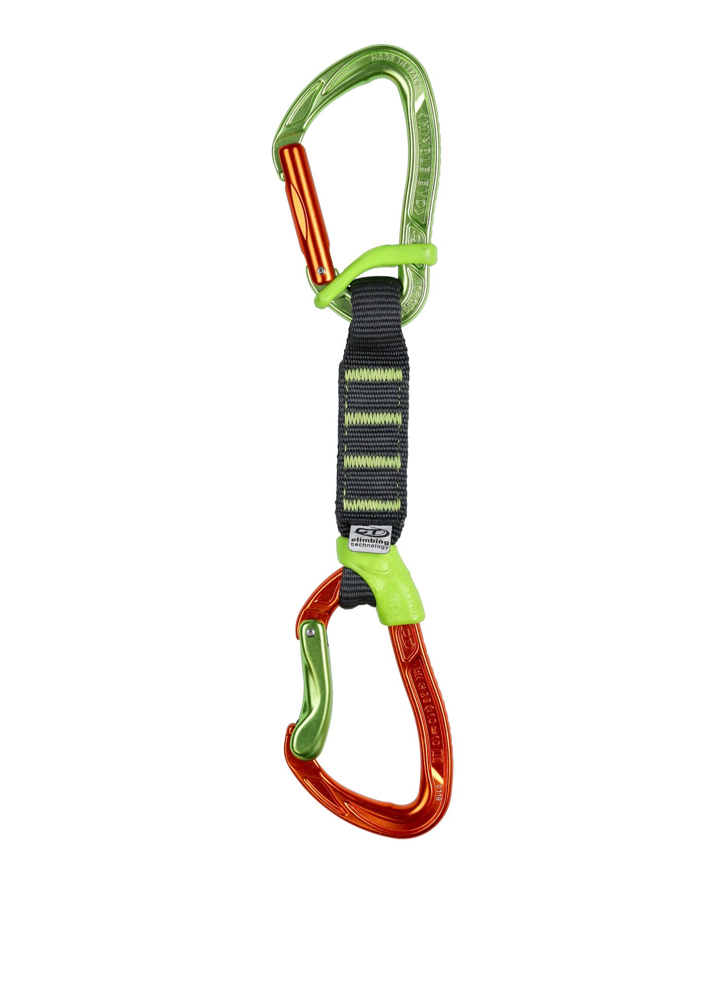 Penjački komplet Climbing Technology Nimble Fixbar Set NY Pro 12 cm - green/orange