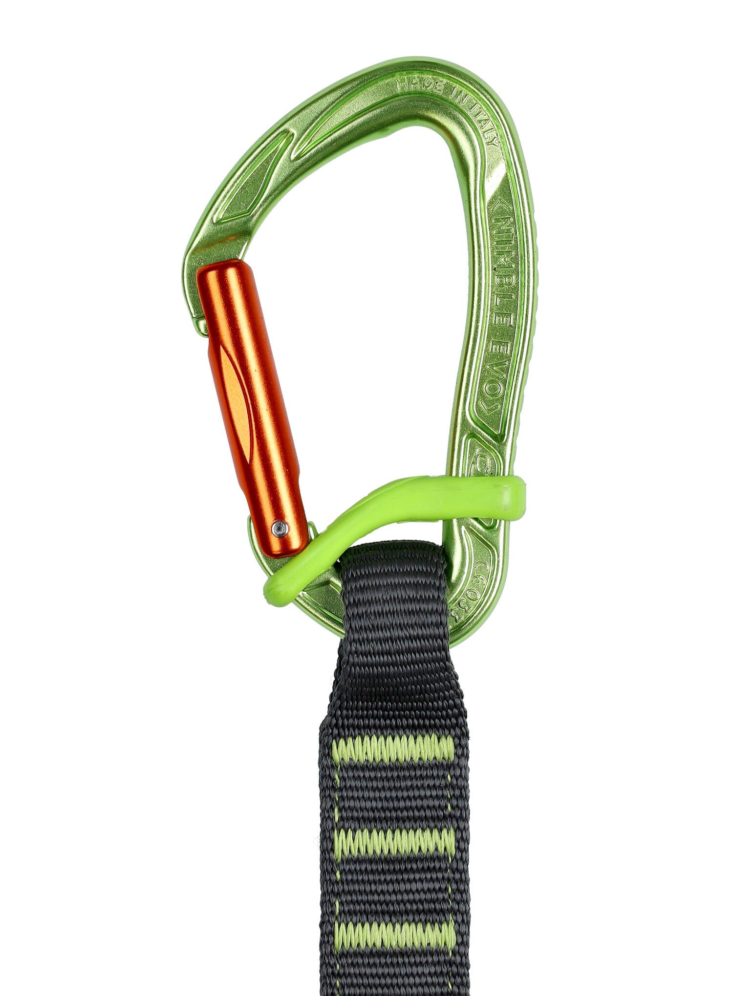 Penjački komplet Climbing Technology Nimble Fixbar Set NY Pro 12 cm - green/orange