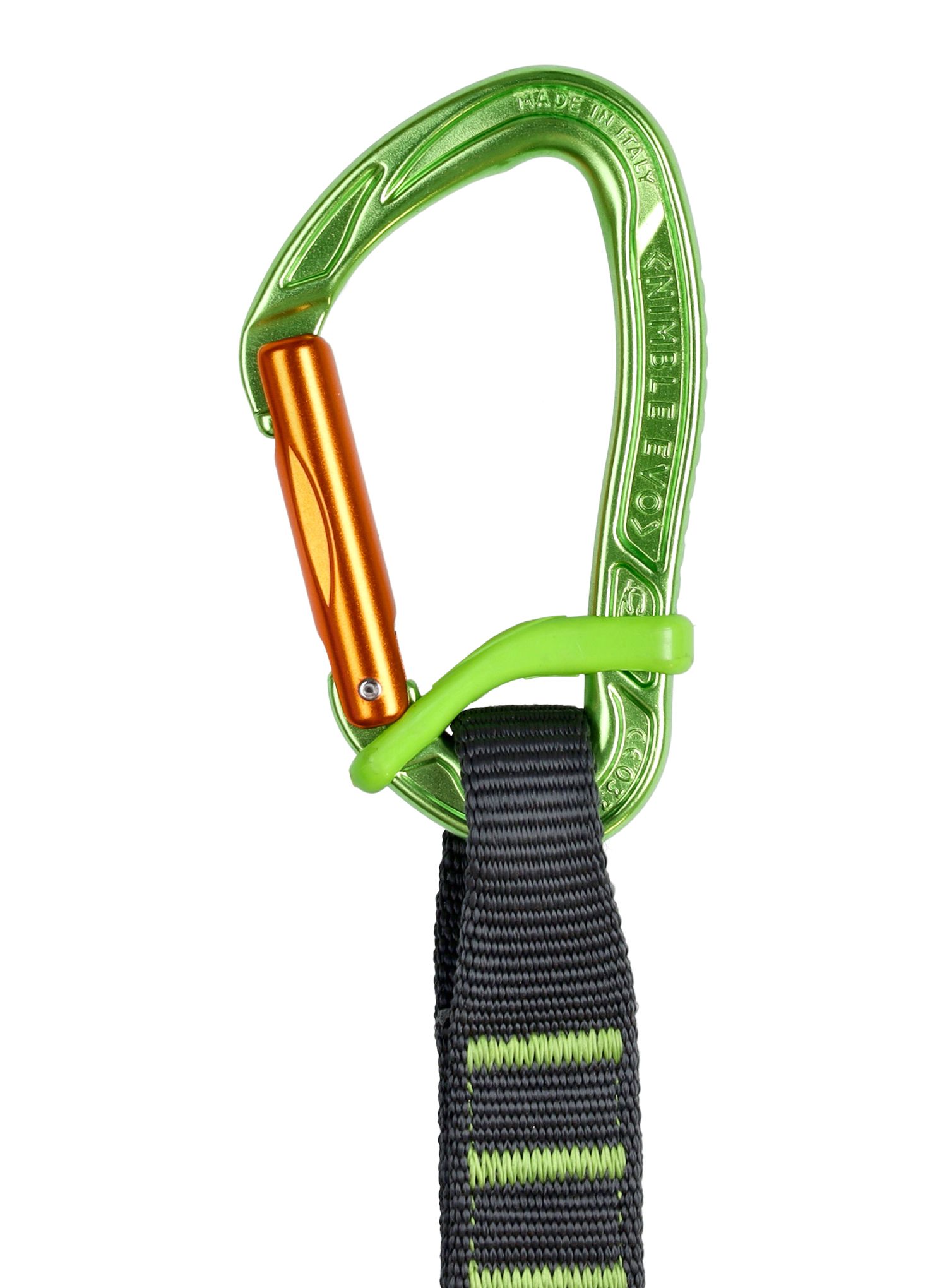 Penjački komplet Climbing Technology Nimble Fixbar Set NY Pro 17cm - green/orange