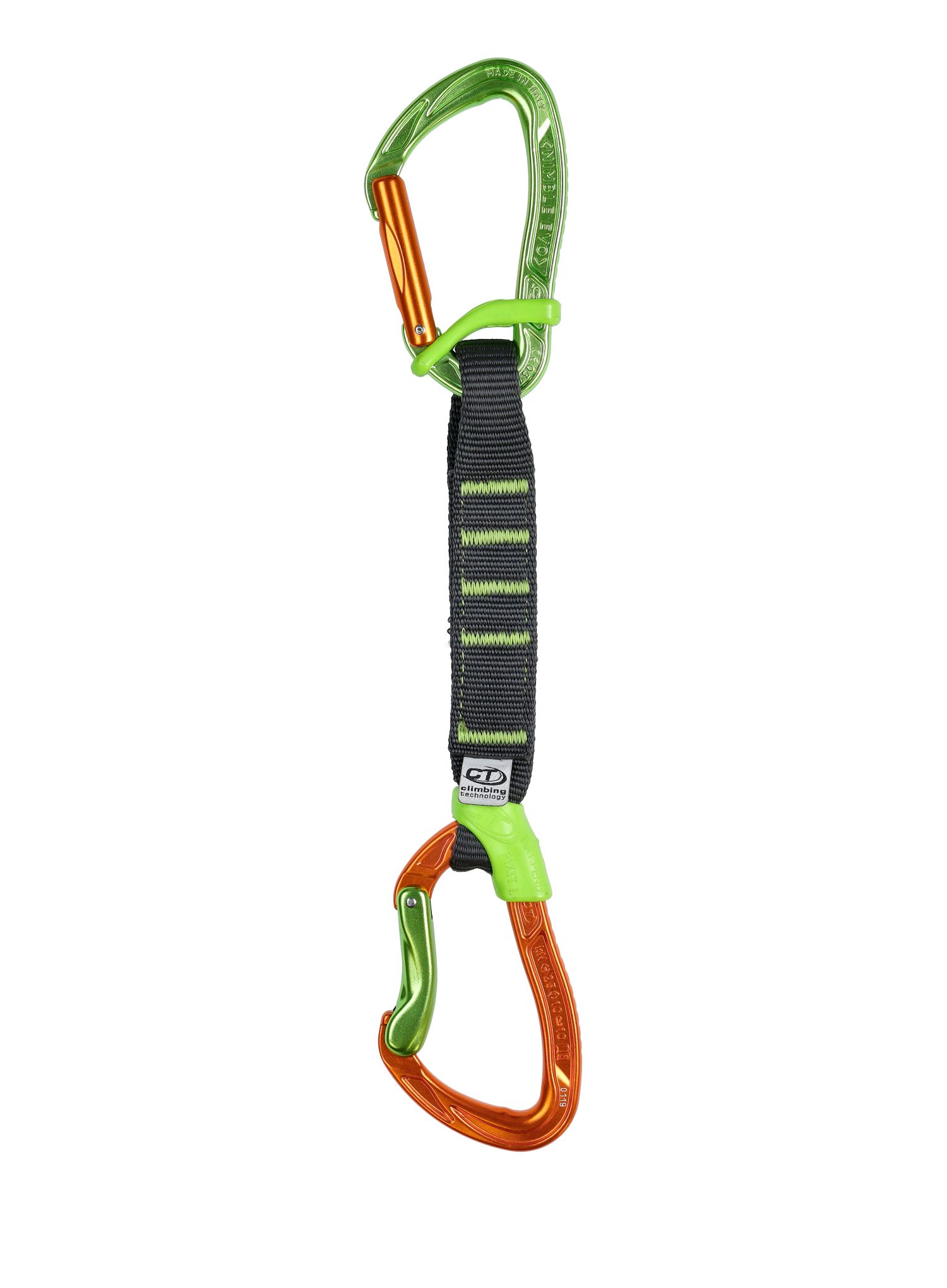 Penjački komplet Climbing Technology Nimble Fixbar Set NY Pro 17cm - green/orange