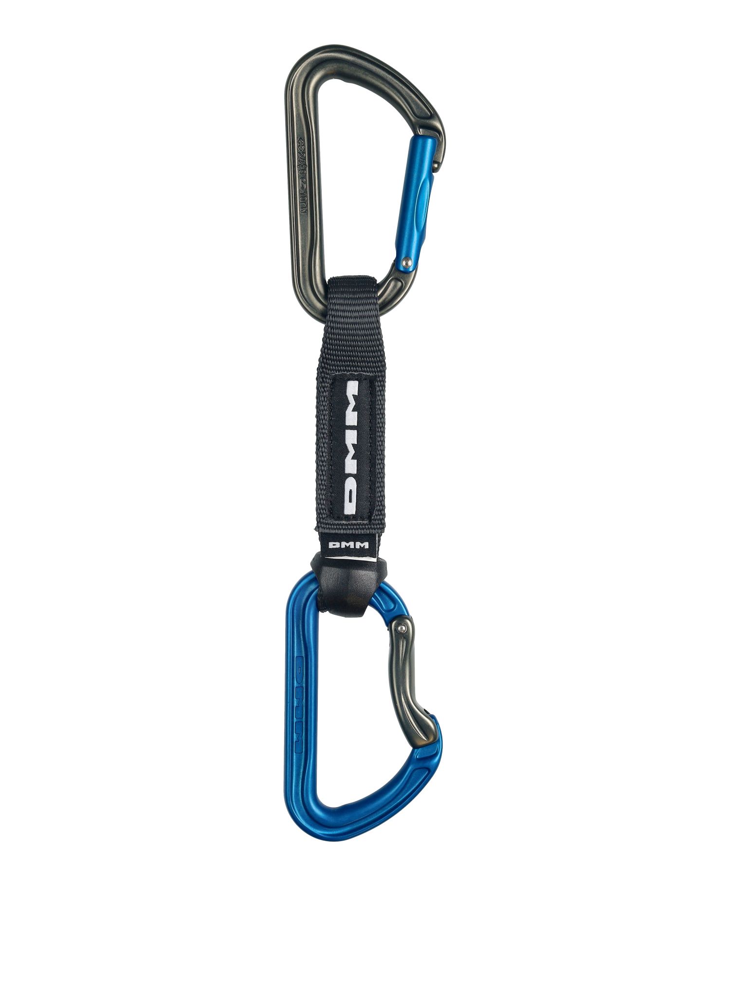 Penjački komplet DMM Shadow Quickdraw - titanium/blue