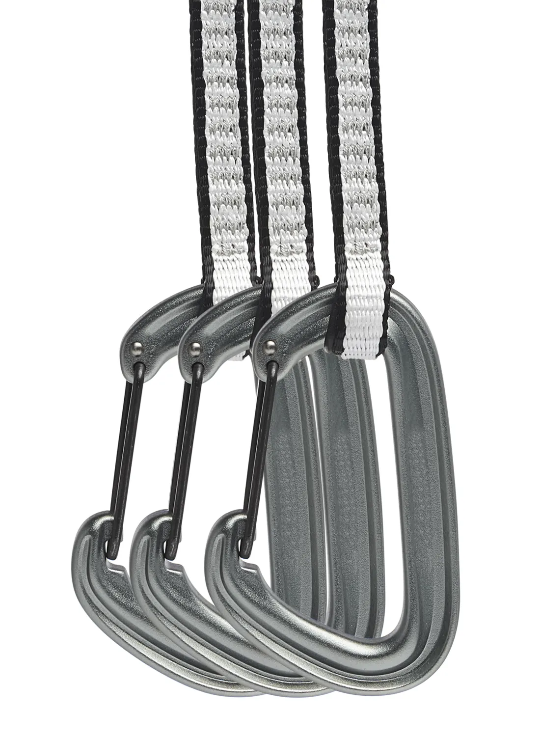 Penjački kompleti Black Diamond LiteWire Quickdraw 3-Pack 16 cm - light gray